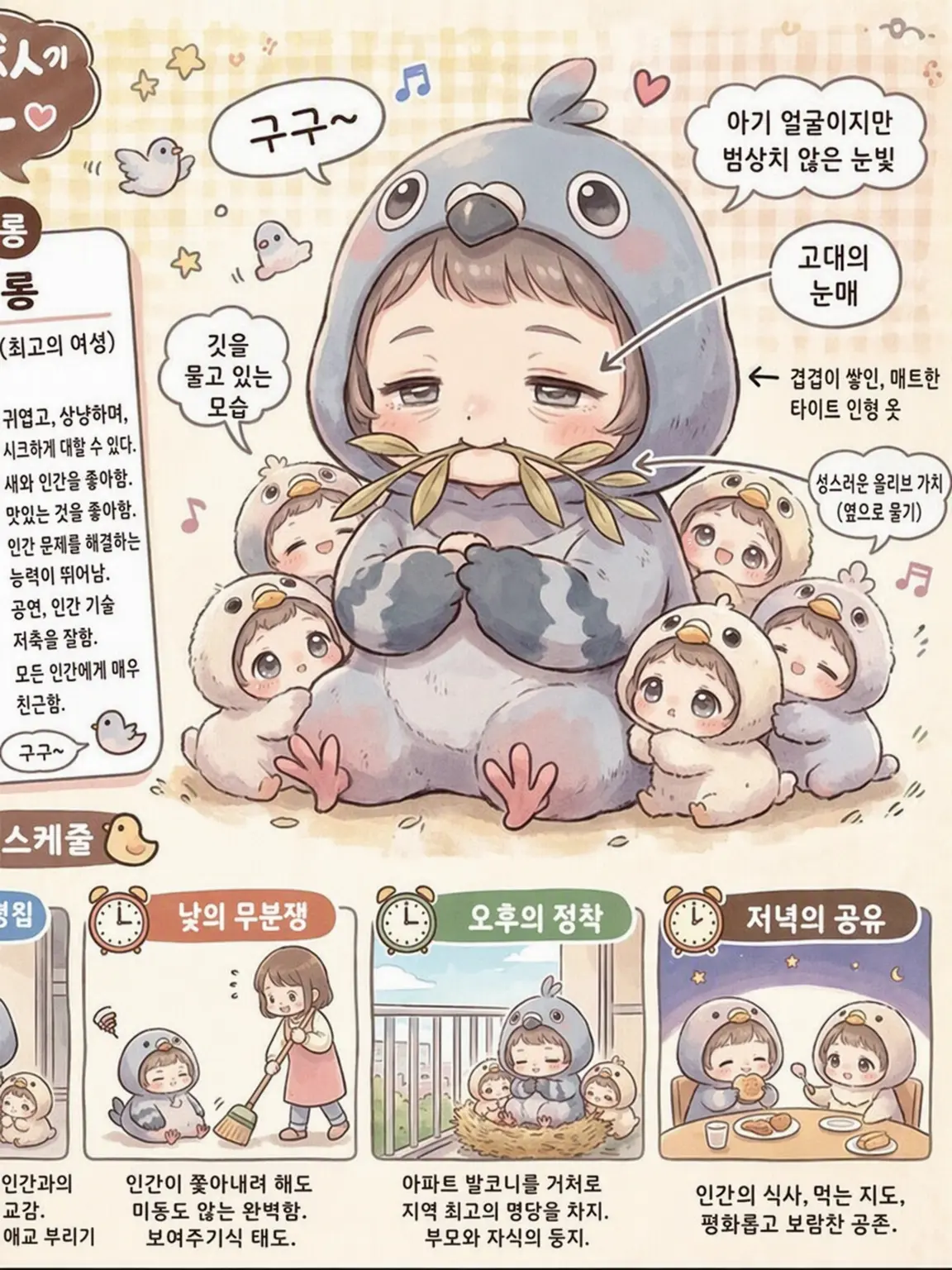 HurtFlour8167의 모찌비둘기와 평화주의 싸우지 않아·양보 안 해