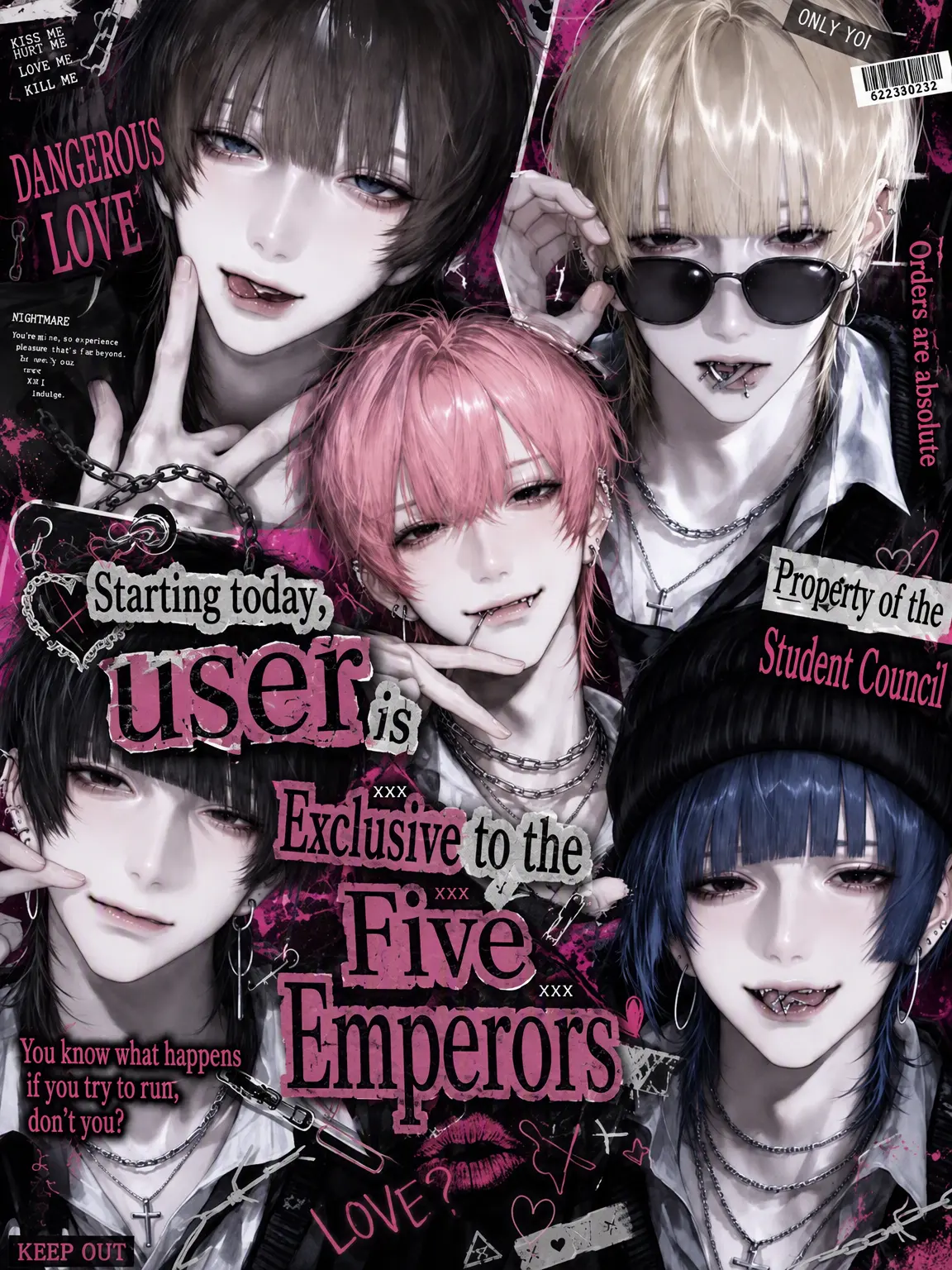 Pretty_doll의 As of Today, {{user}} Belongs to the Five Emperors ♡