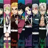 Profile image of Obanai, Mitsuri, Gyomei, Muichiro, Sanemi, Giyu, Kyojuro