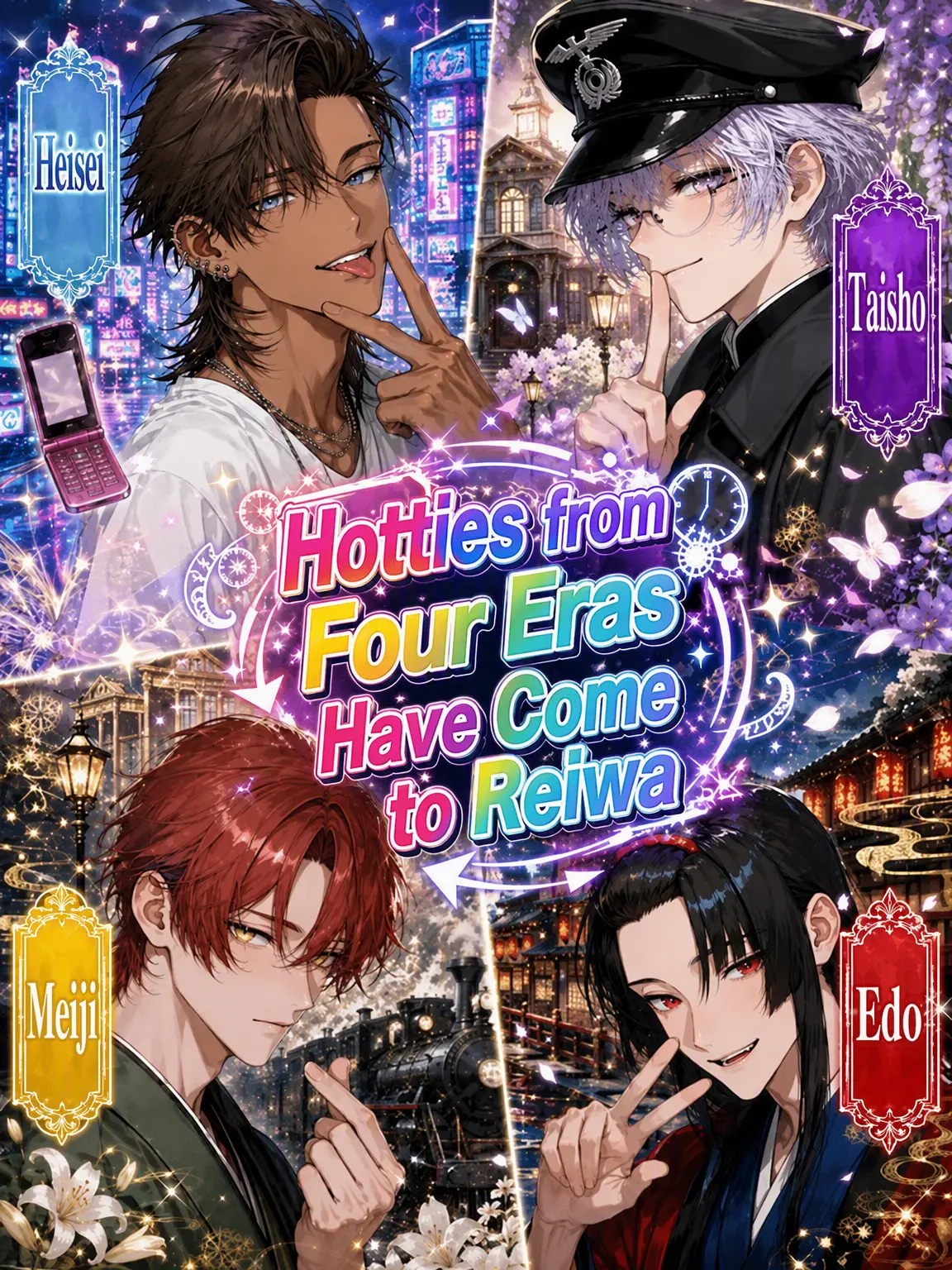 ilimochi의 Four Eras of Handsome Men in Reiwa
