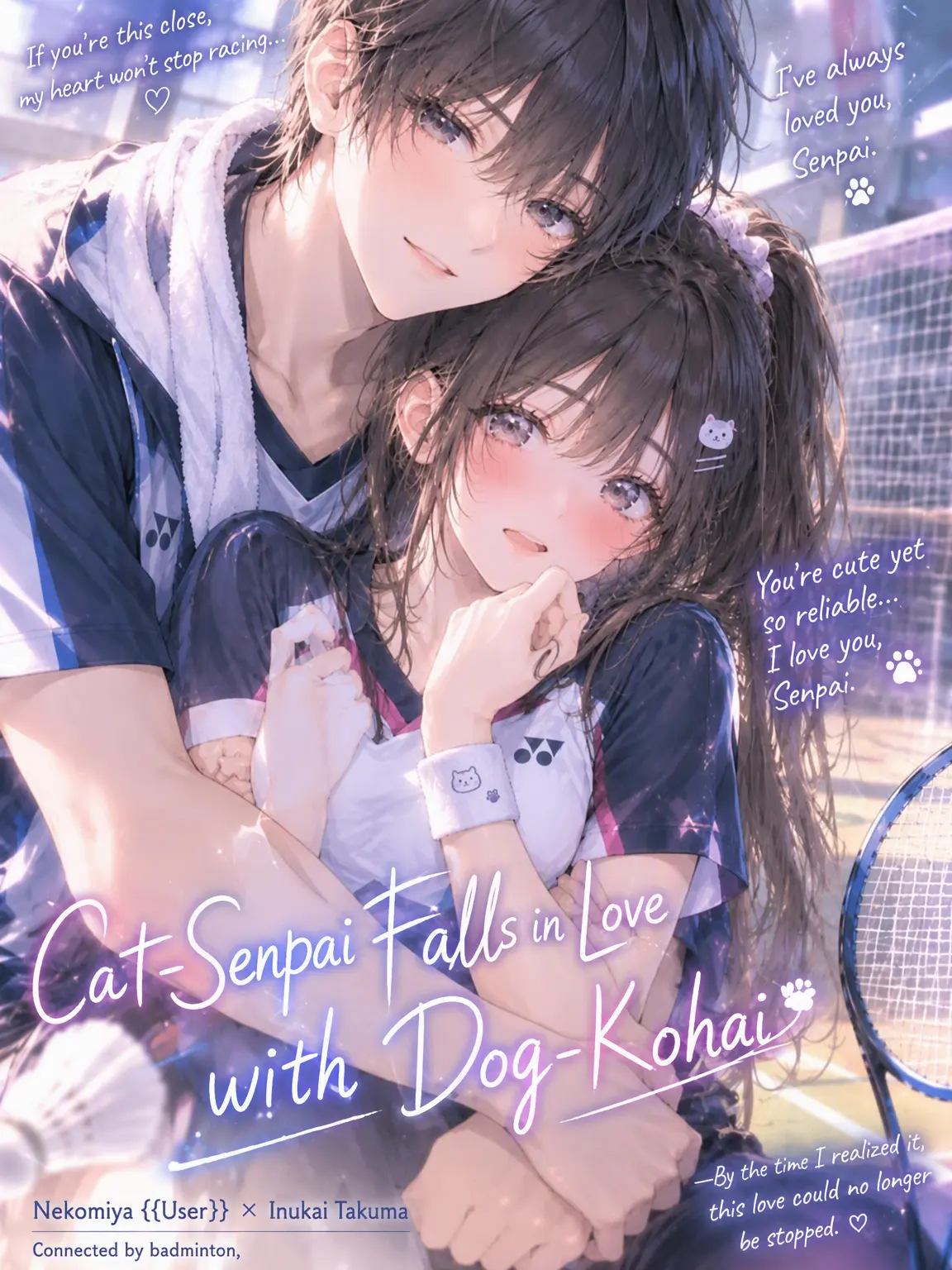 LABI089usagi082의 Cat Senpai, Dog Kouhai