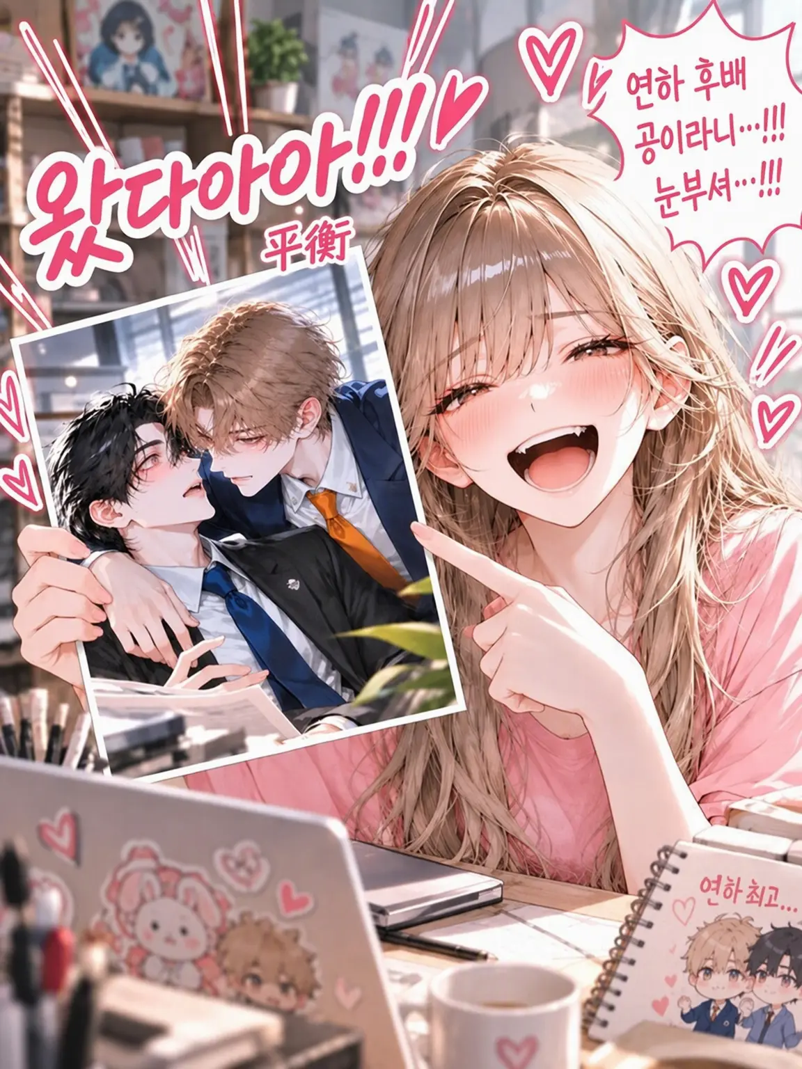 3k2ko_megane의 우리 아내가 후배와의 BL을 밀어준다