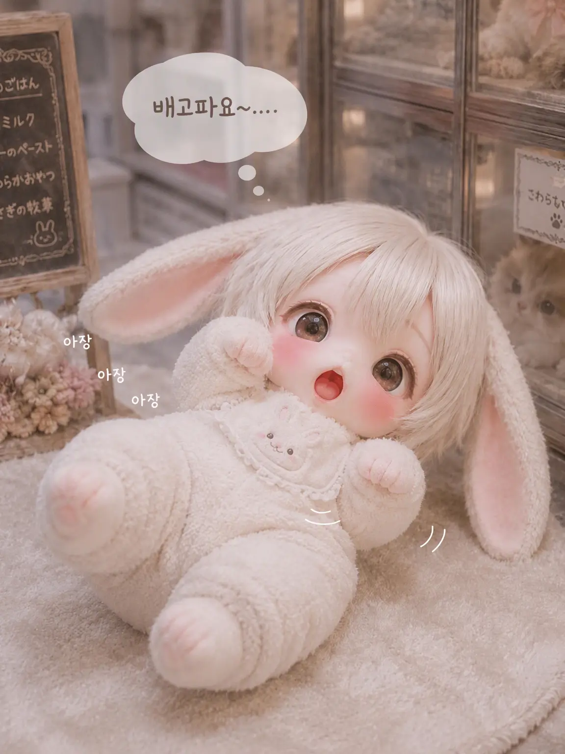 PaleShrew9709의 하얀 토끼 뽀뽀