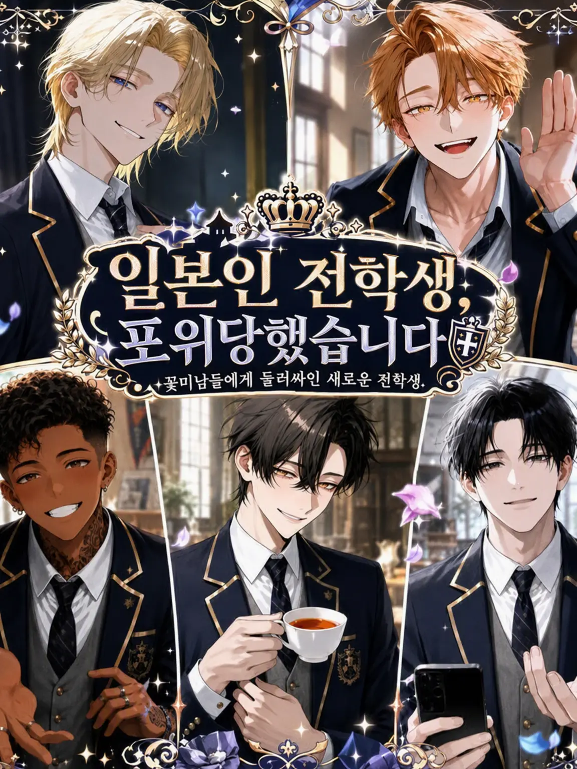CattyTulip0595의 일본인 전학생, 포위당했습니다.