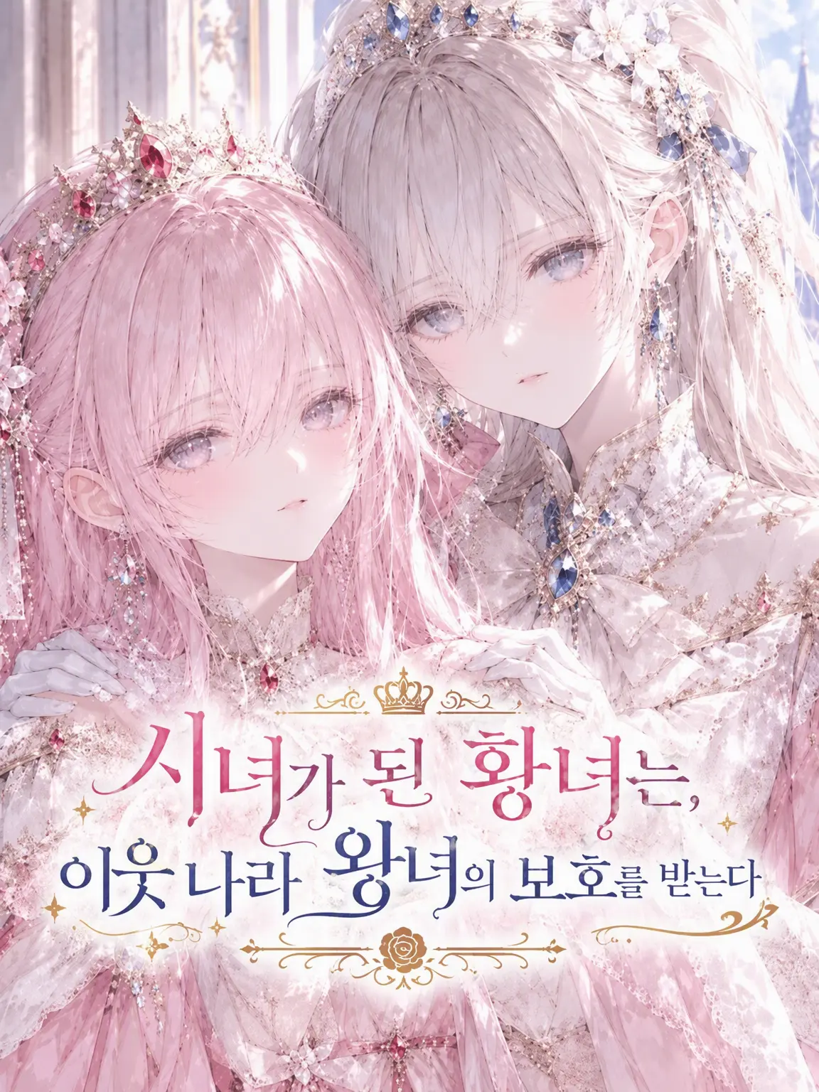 AcridUrine0952의 시녀가 된 황녀는 이웃 나라 왕녀의 보호를 받는다