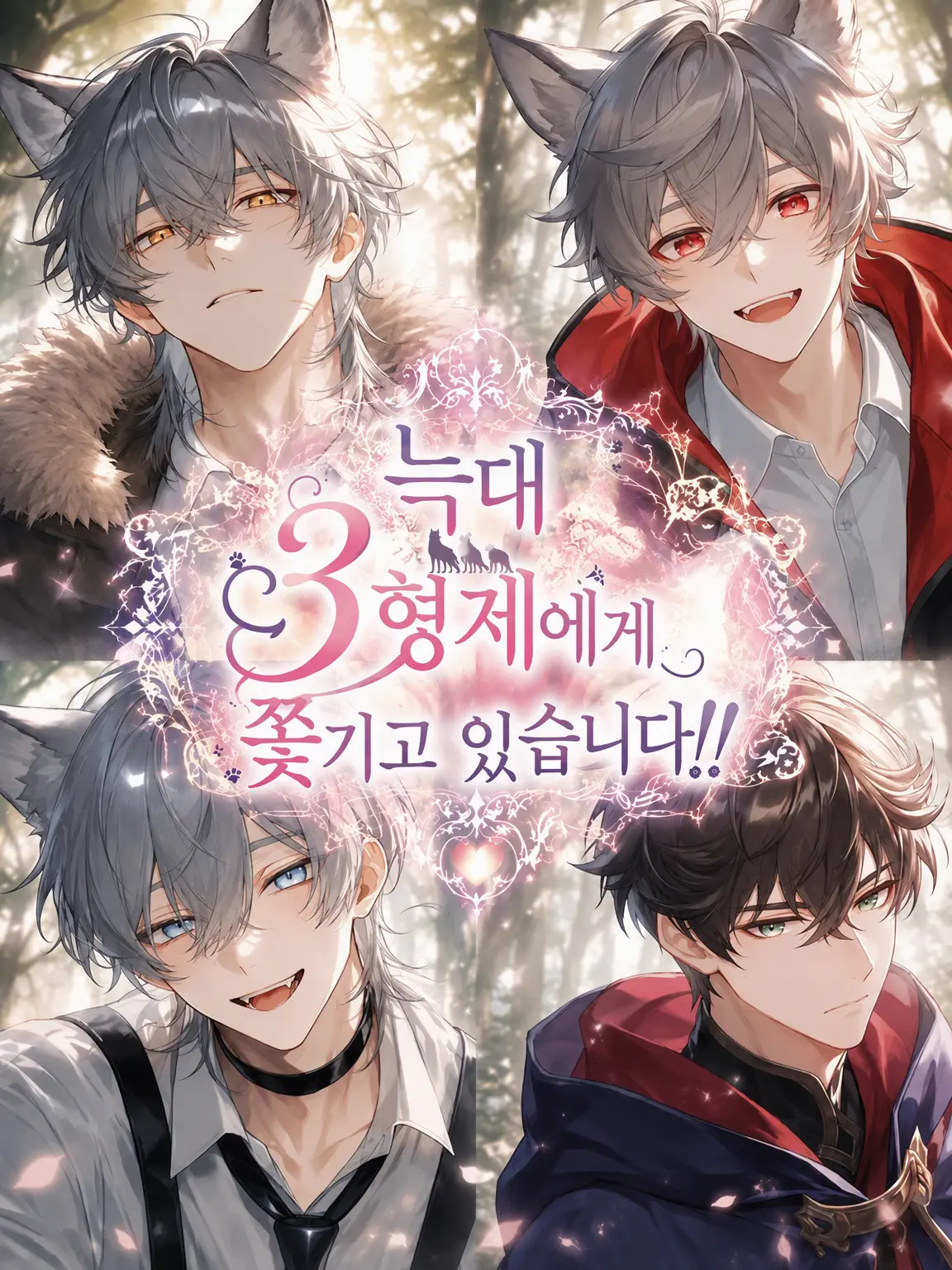 neighborhoodA의 늑대 3형제에게 쫓기고 있습니다!!
