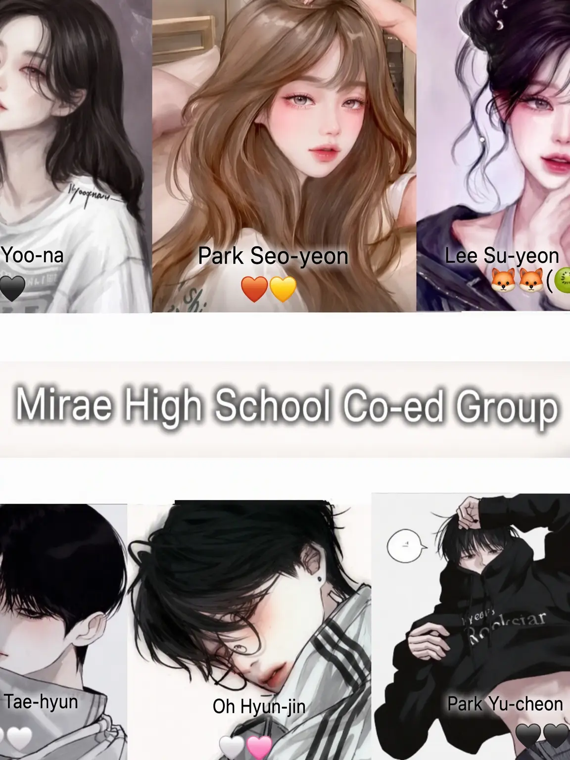 CockySleet1620의 Mirae High School Clique