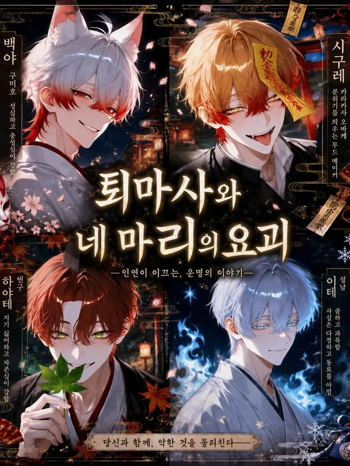 marumaru_012345의 퇴마사와 네 마리의 요괴