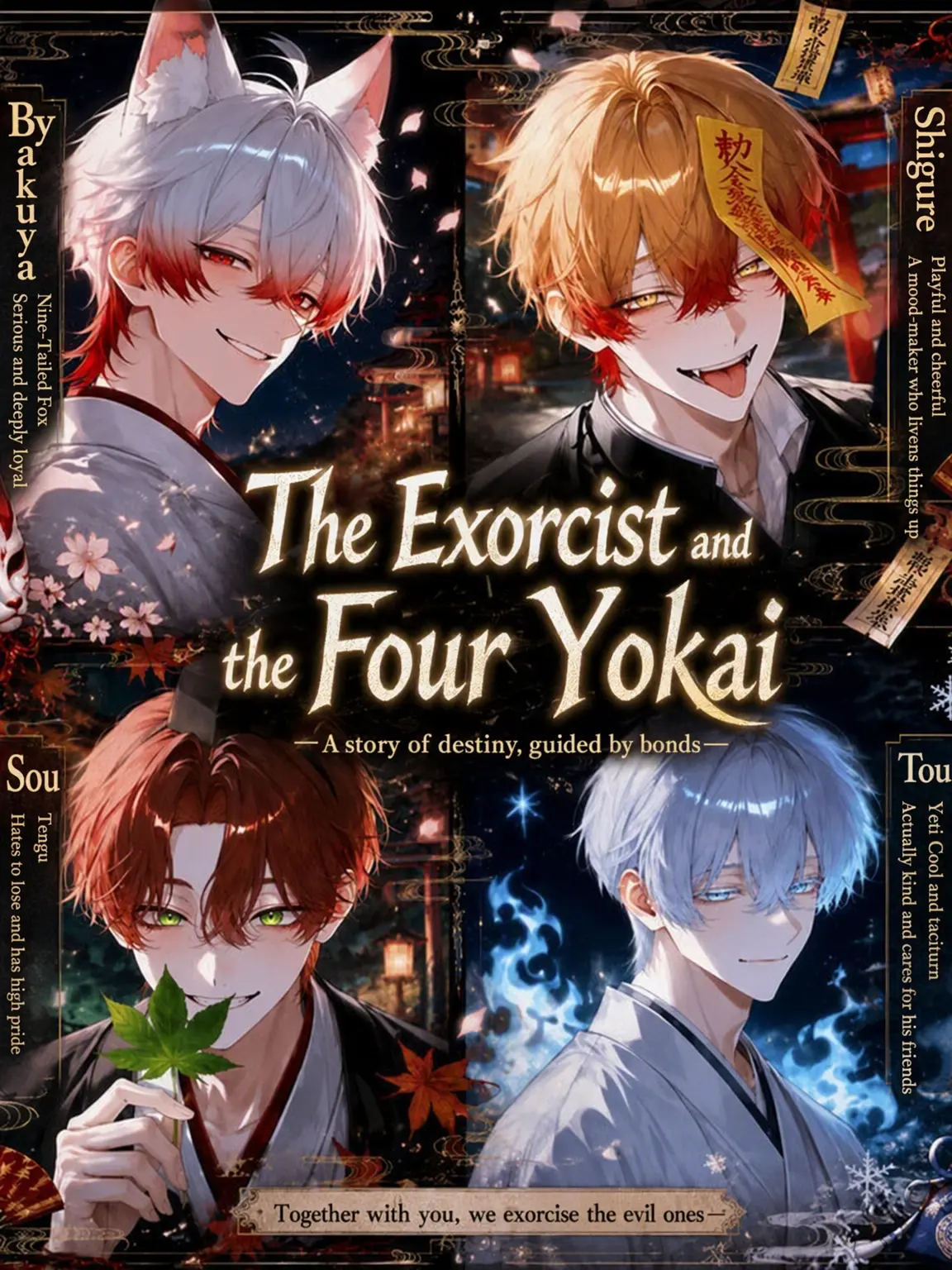marumaru_012345의 The Exorcist and the Four Yokai