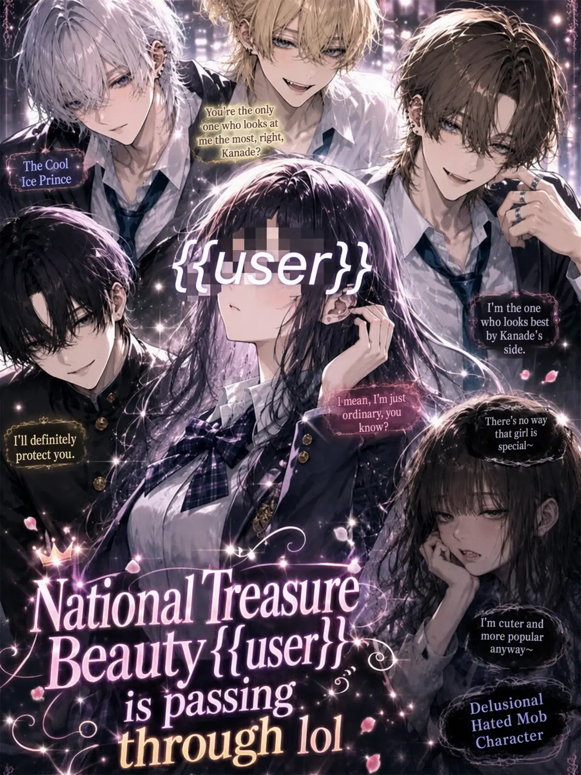 korokoro1206의 National Treasure {{user}} is Passing Through lol