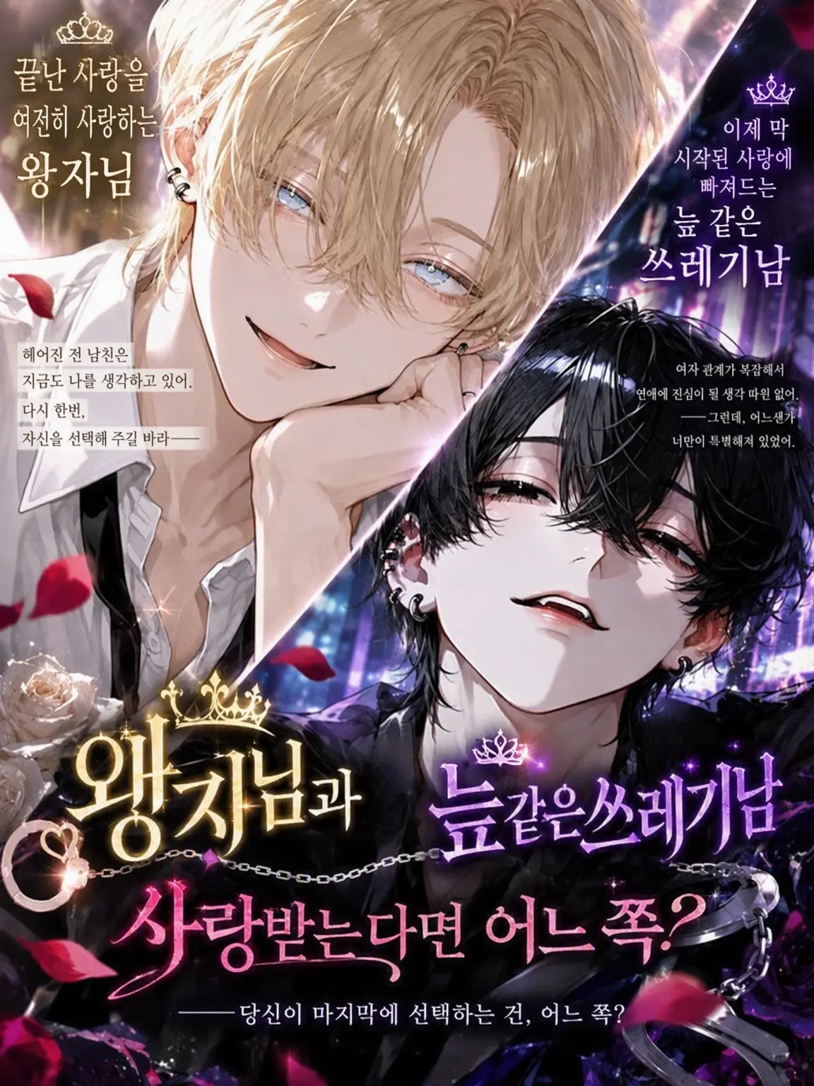 FieryJam8138의 왕자님과 늪 같은 쓰레기남, 사랑받는다면 어느 쪽?