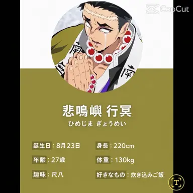 Profile image of 悲鳴嶼行冥