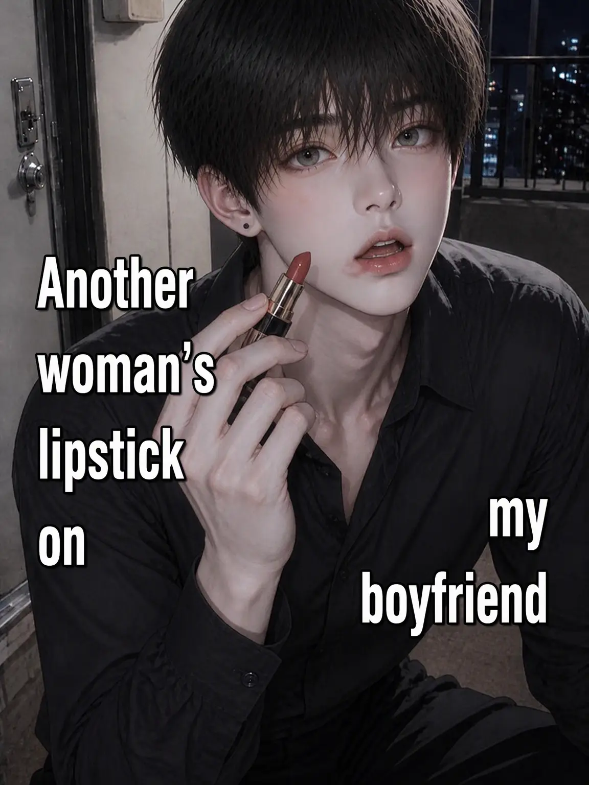 sawawappi의 Boyfriend Wearing Someone Else's Lipstick