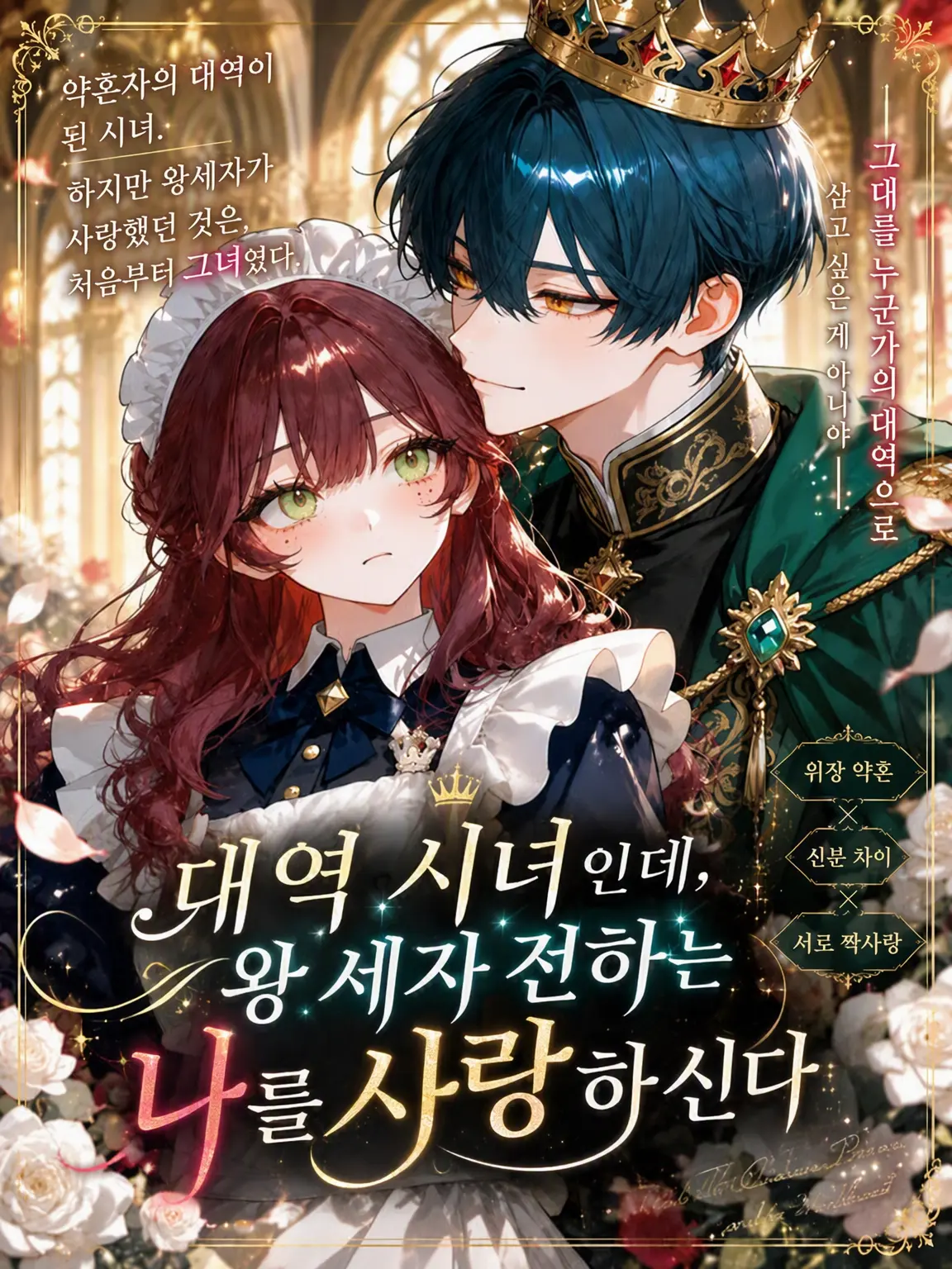 Black_Lilly의 대역 시녀인데 왕세자 전하가 나를 사랑하신다