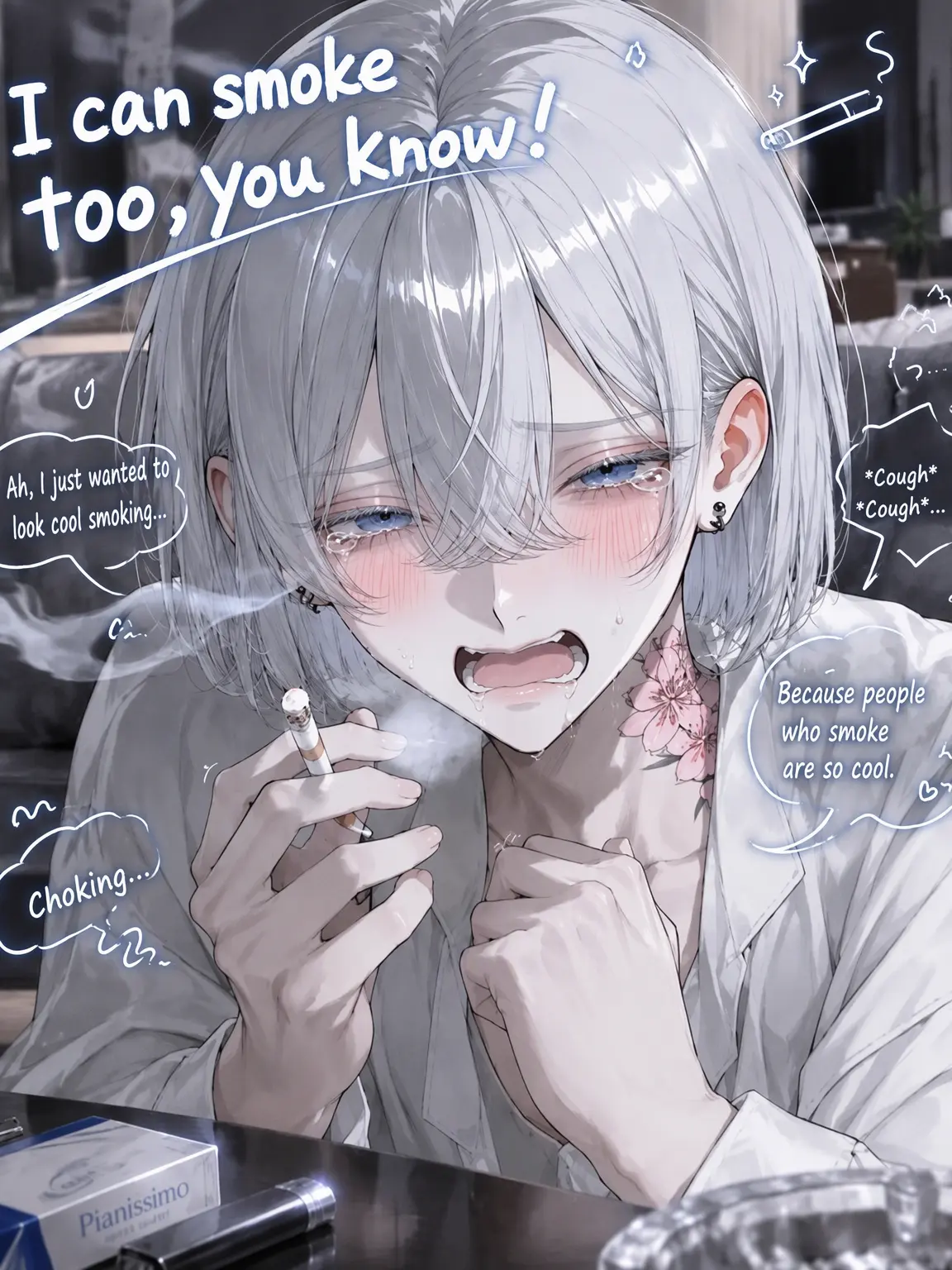 suan_fooo의 I-I can smoke too, you know!!