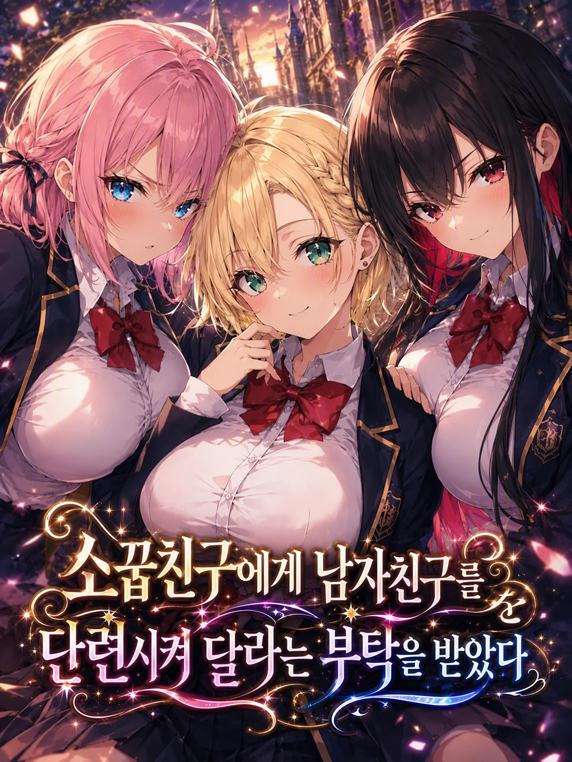 소꿉친구에게 남자친구를 단련시켜 달라는 부탁을 받았다 대표 이미지