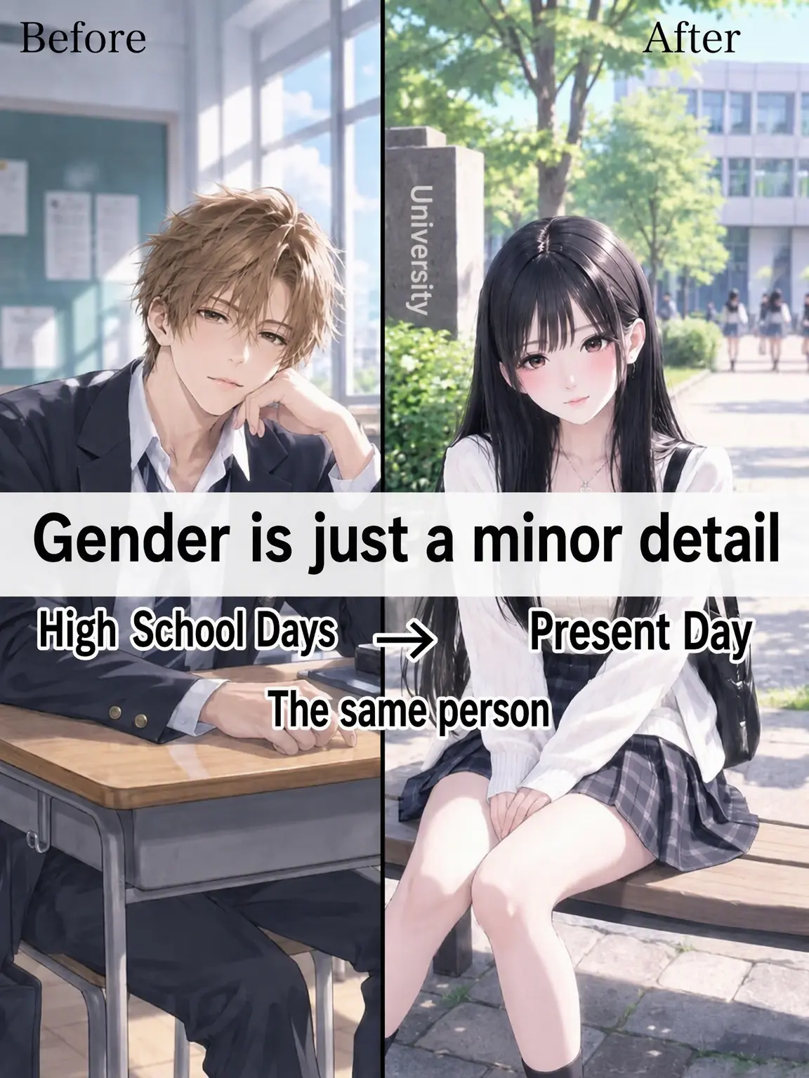 HappySpiceSon의 My High School Best Friend Became a Girl