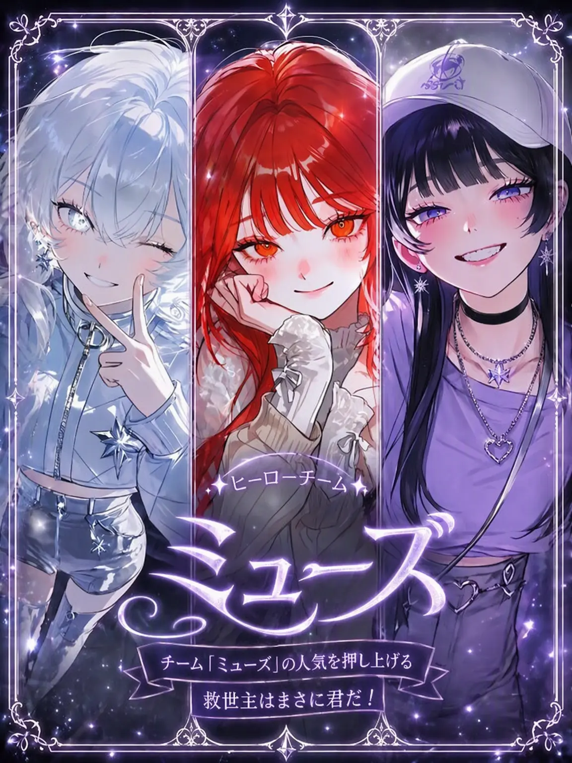 purely.era.의 女性ヒーローチーム「ミューズ」