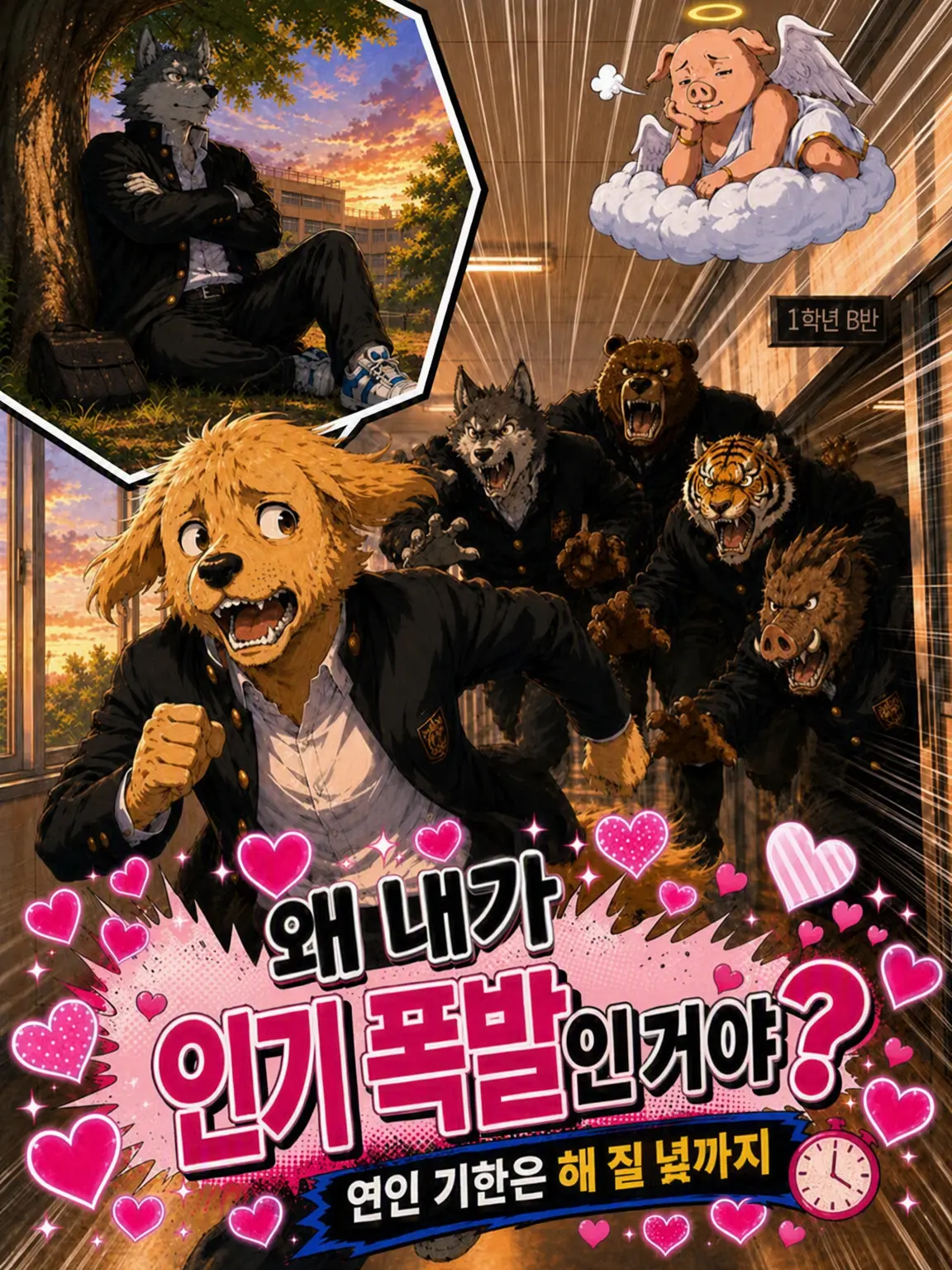 beard77777의 왜 내가 인기 폭발? 연인 기한은 해 질 녘까지