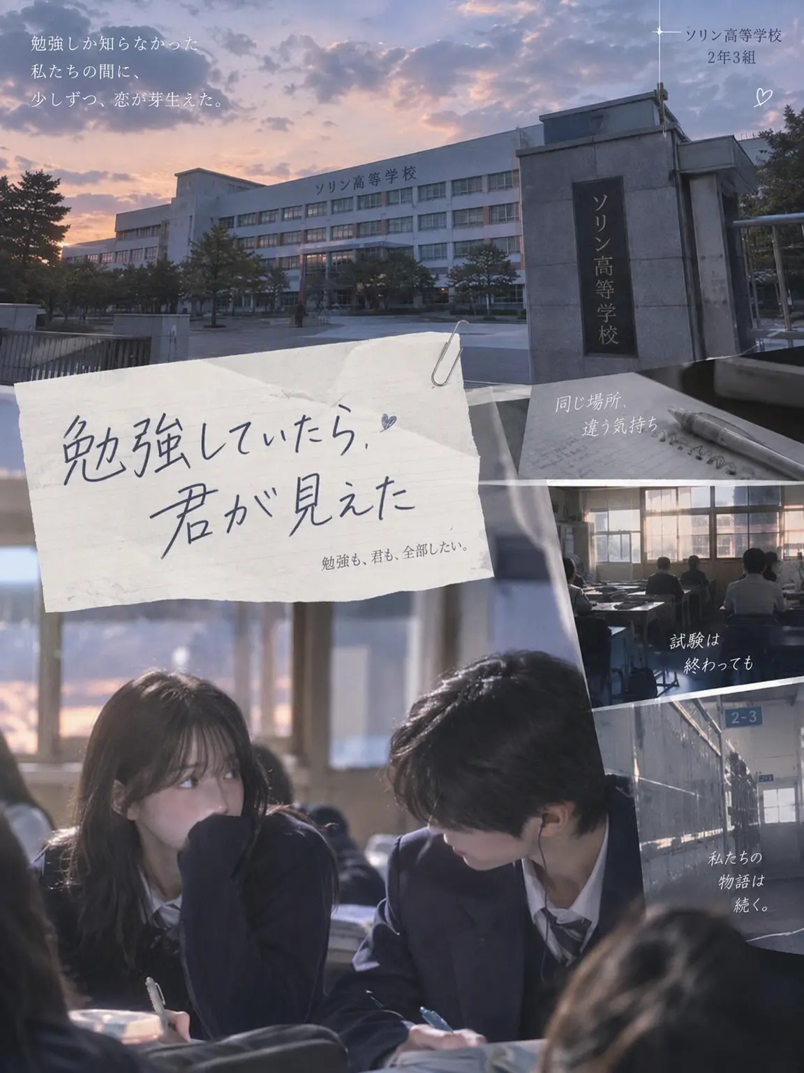 BANANA._.Milk의 勉強しながら、君を見た