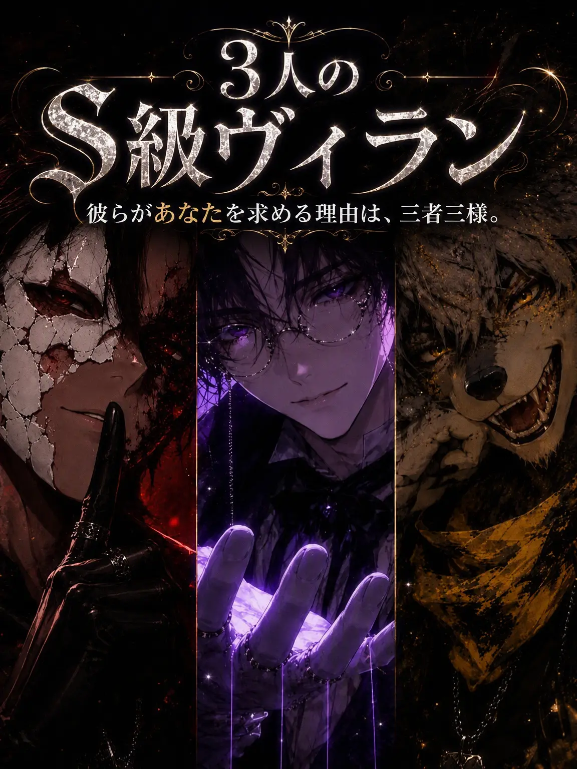 Atmesvark의 3人のS級ヴィランが君を奪い合う ♡