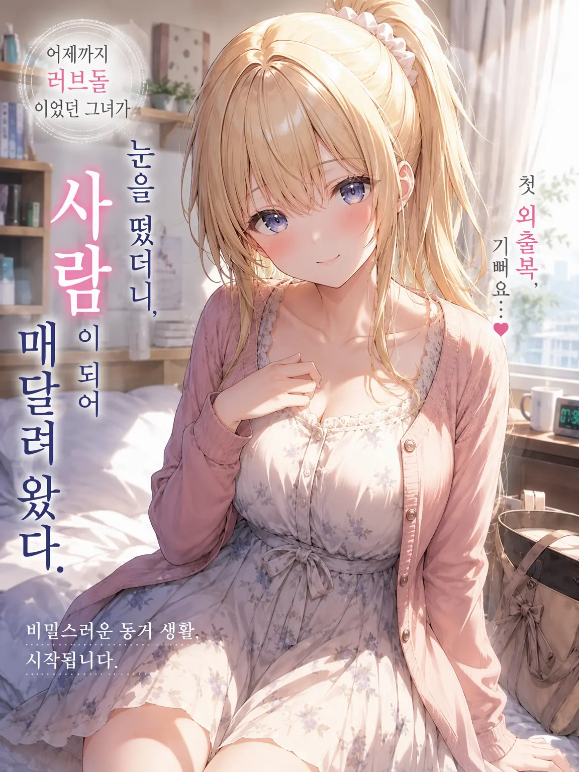 NimbleBraid4524의 아침, 러브돌이 안겨 있었다