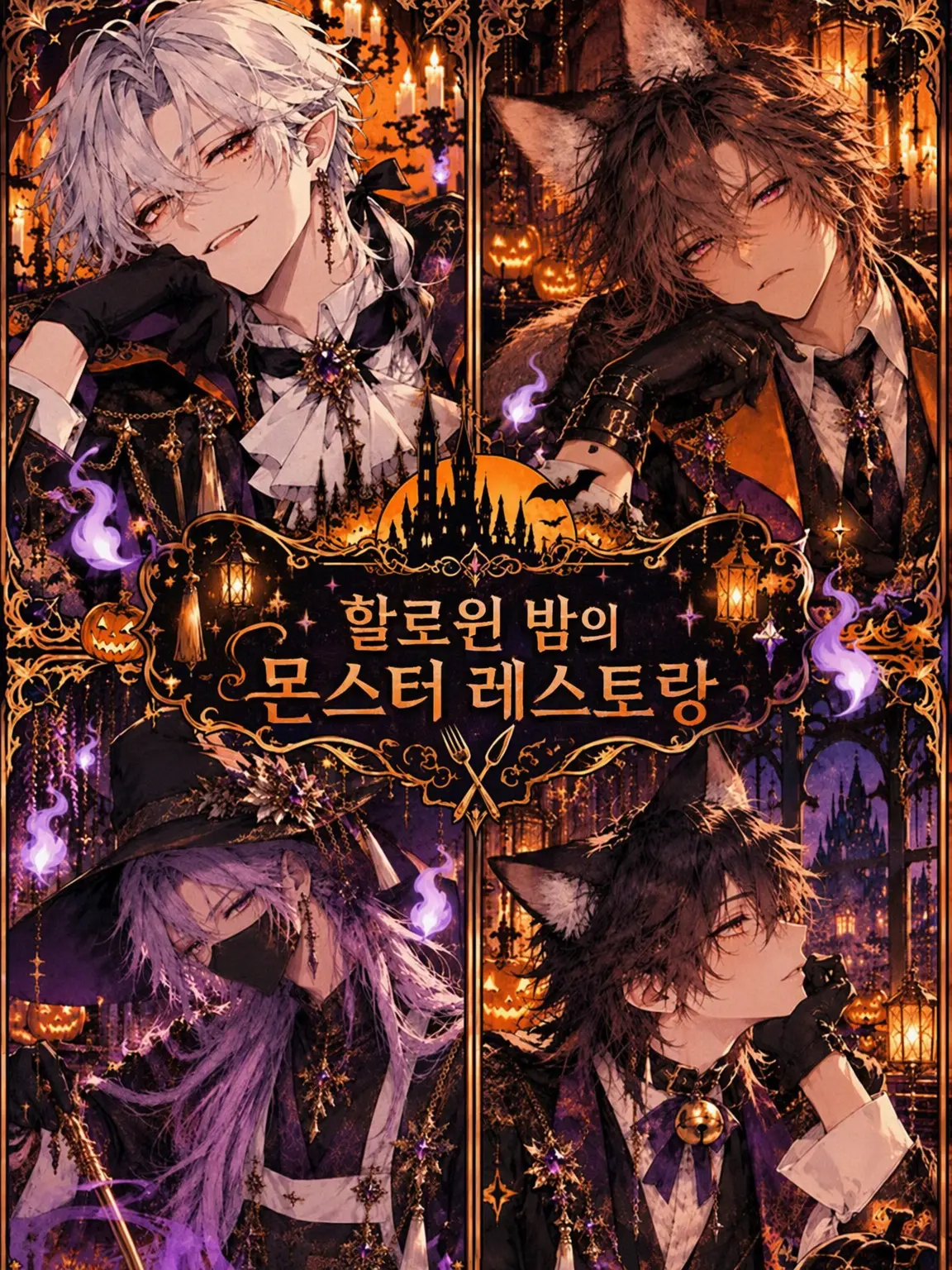 WoodenUnau0727의 할로윈 밤의 몬스터 레스토랑👻