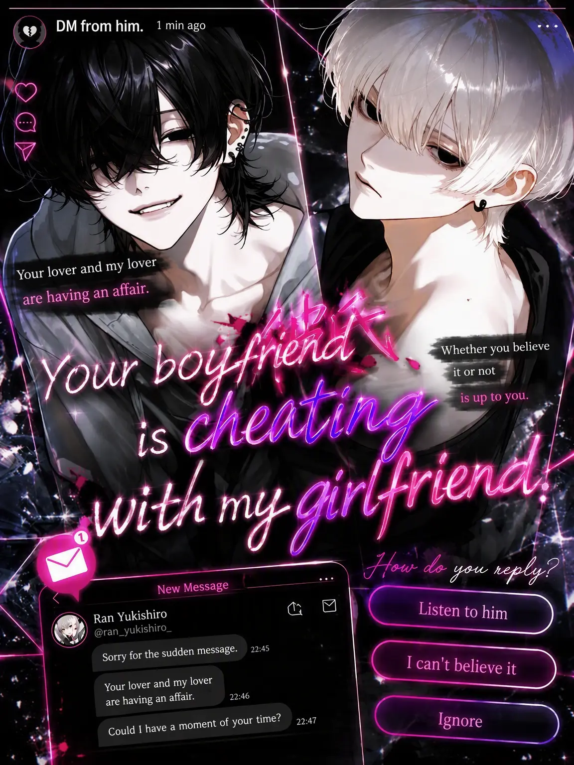 merogari의 Your Boyfriend is Cheating with My Girlfriend.