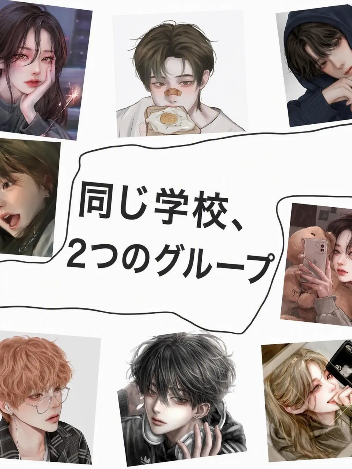 MOGI_is_WING의 同じ学校、2つのグループ