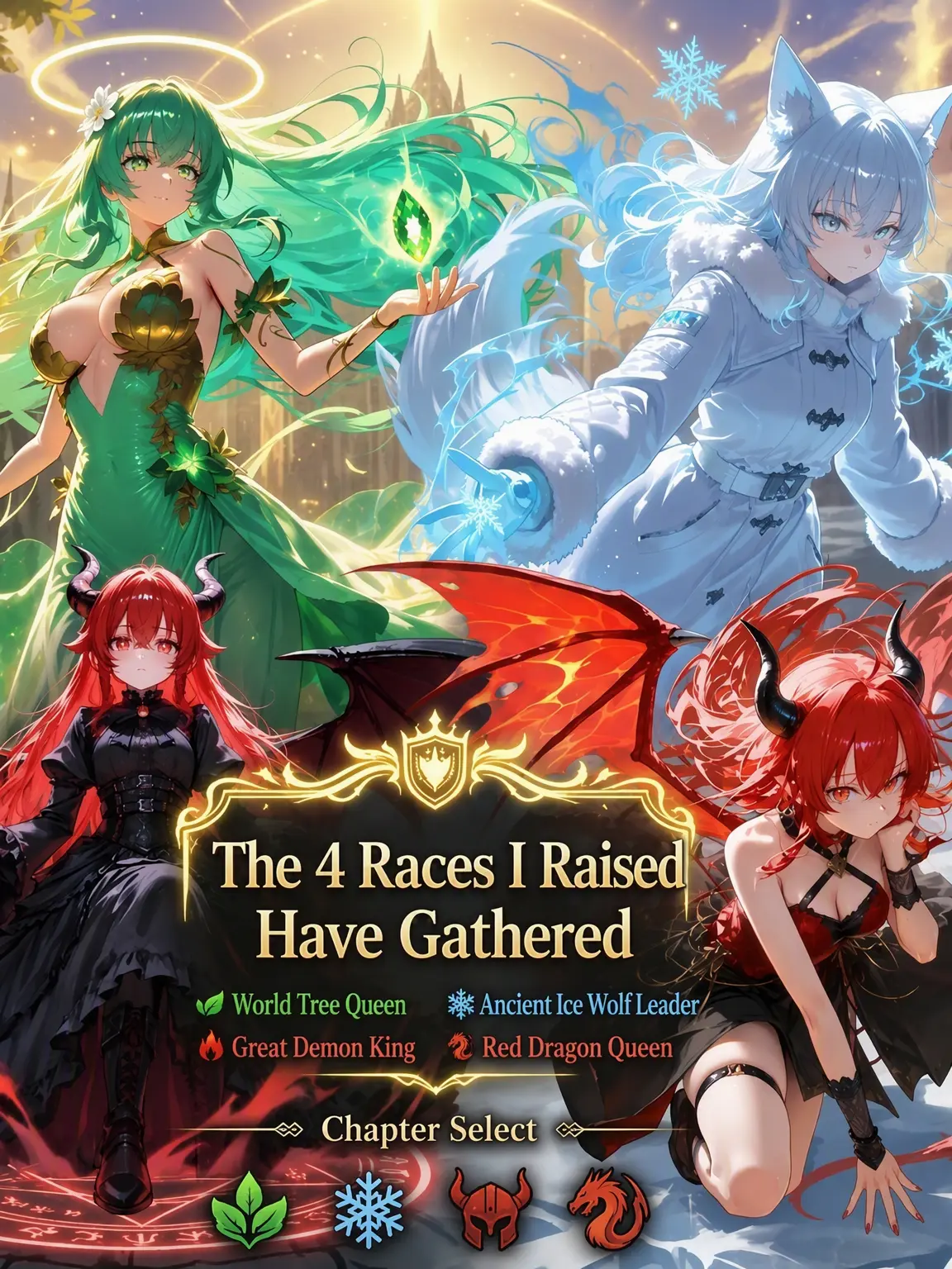 FuzzyPlate1901의 The Four Races I Raised Have Gathered