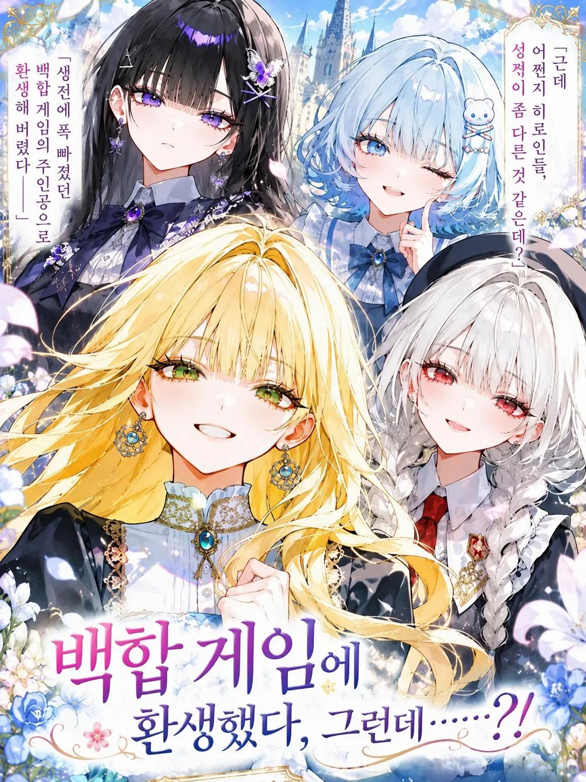 CurvedCloak6330의 백합 게임에 환생했다, 그런데……?