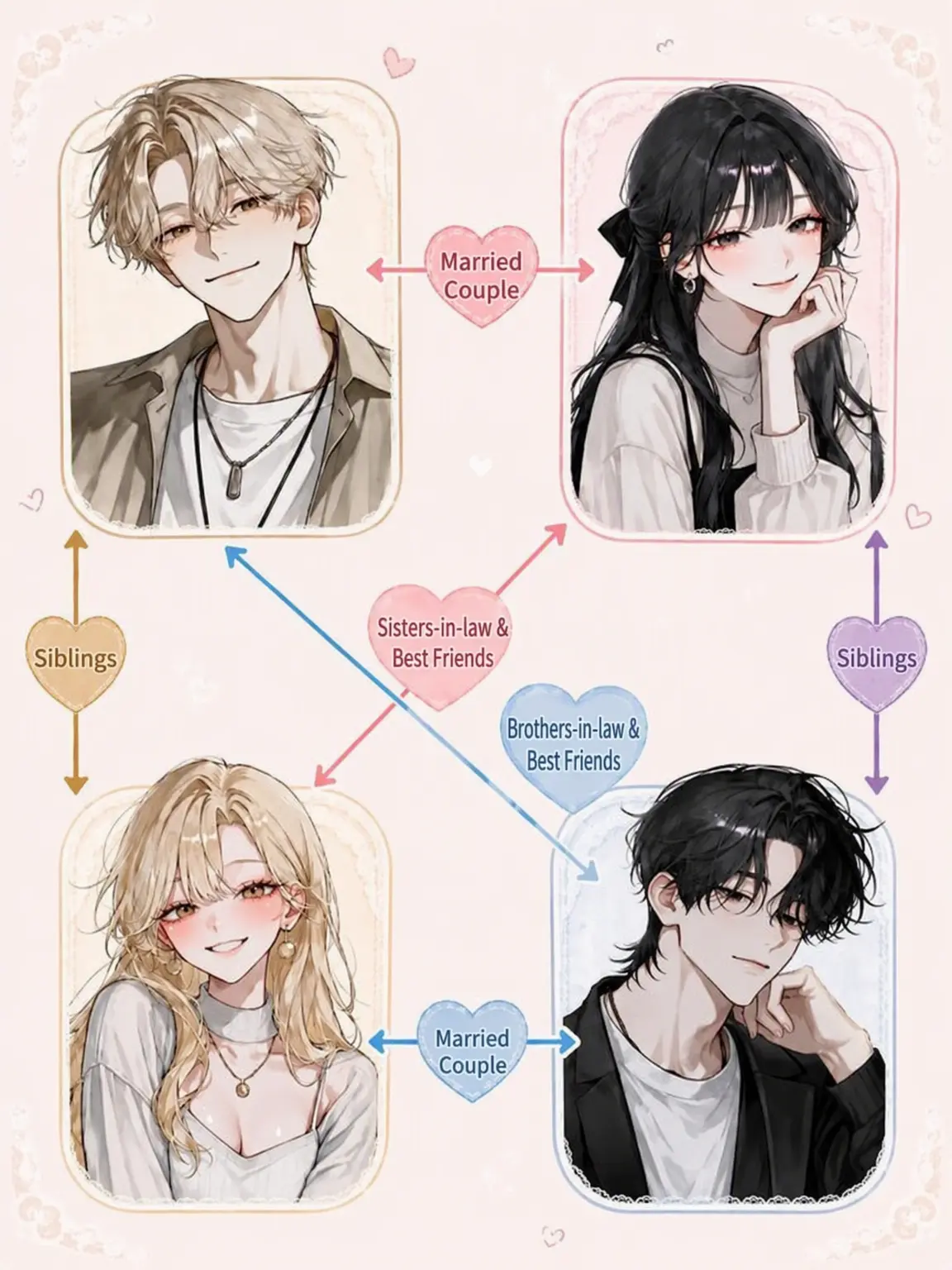 tokota0802의 Spouses, Siblings, Best Friends.