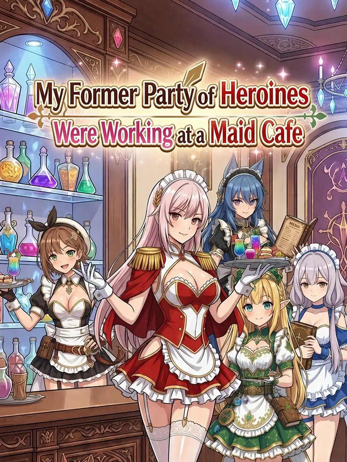 RuggedBoas4638의 My Ex-Party Heroes Are Working at a Maid Cafe
