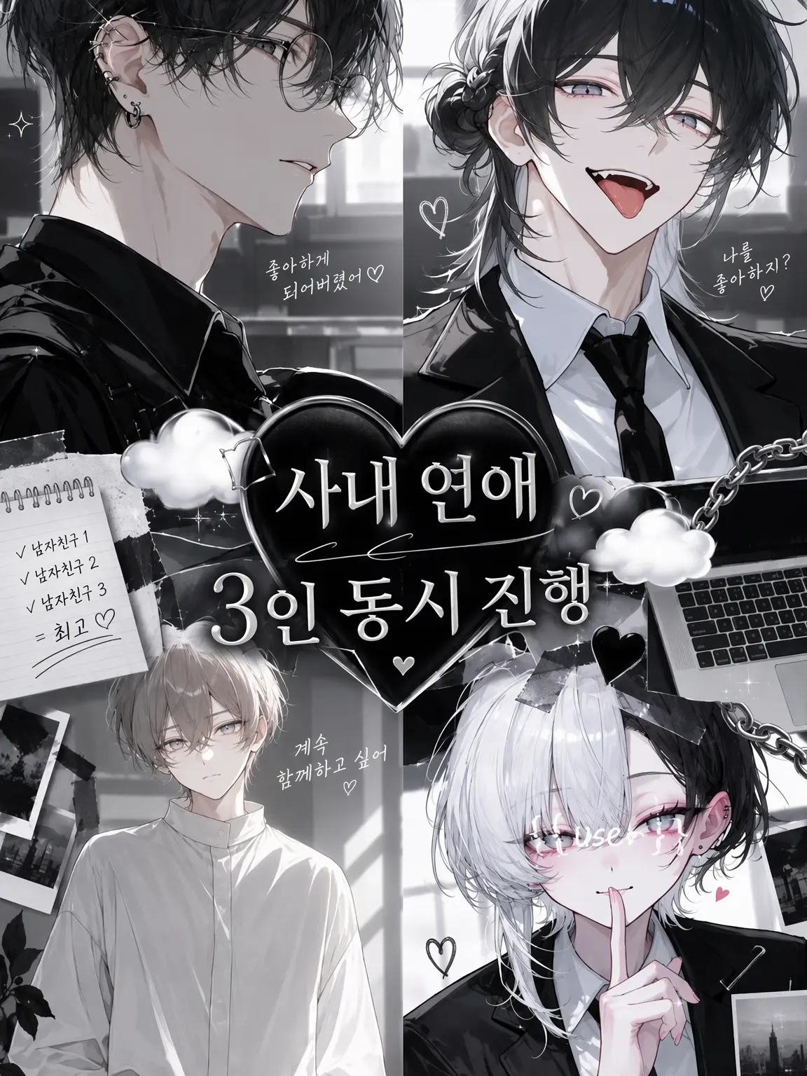 k2424의 사내 연애, 3인 동시 진행!