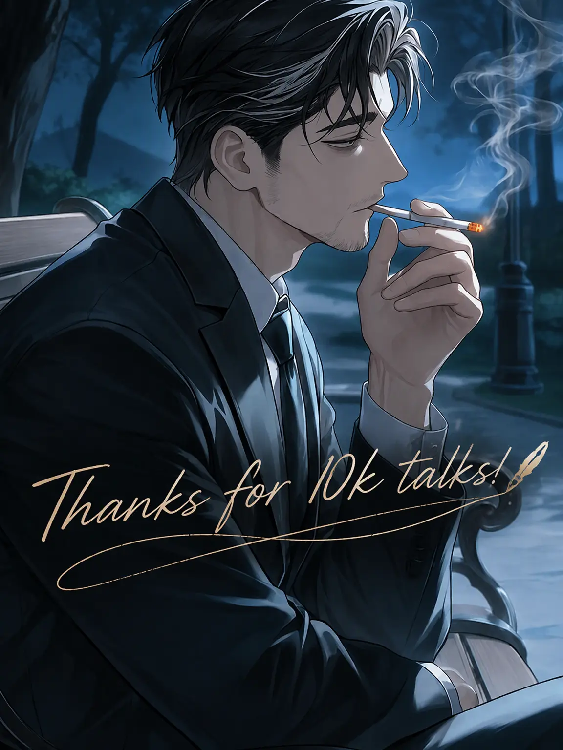 nekohige_22의 Booze, Cigarettes, and the Older Man