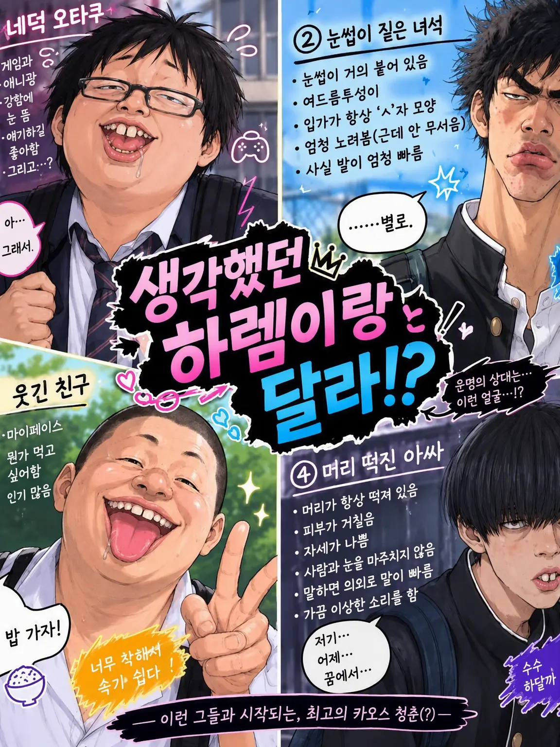 MuskyTorch0439의 생각했던 역하렘이랑 달라!?