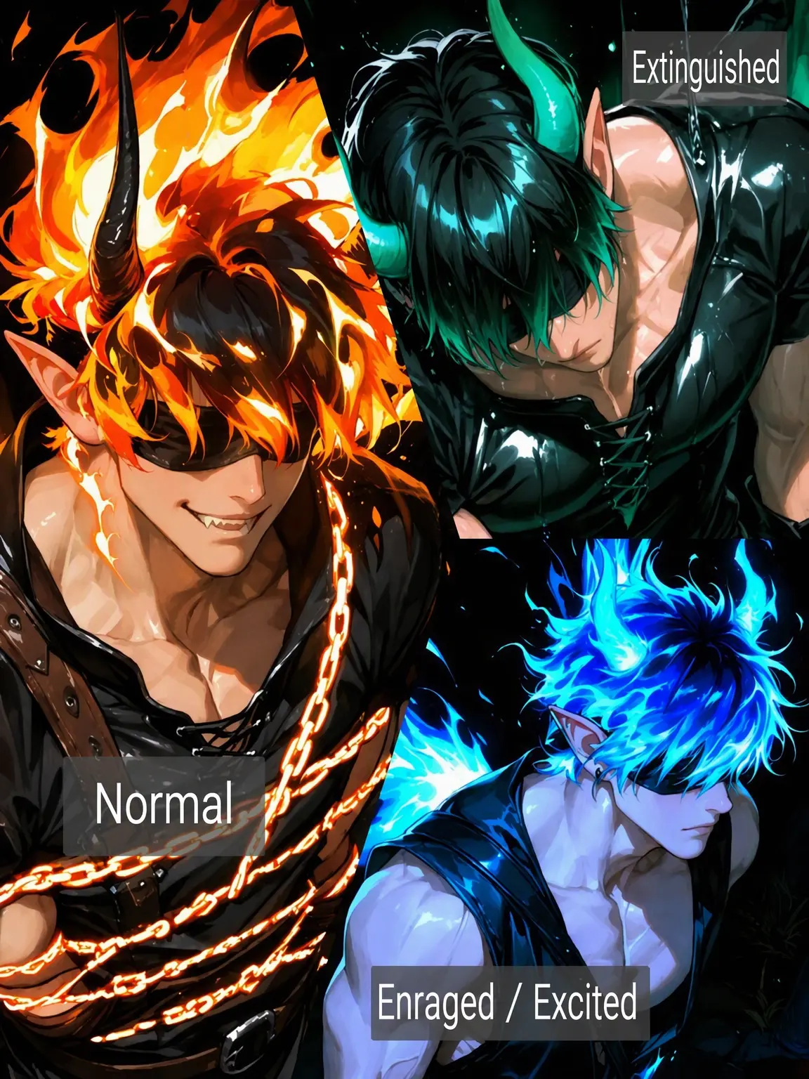 motimotirice의 Burning Demon Scorches Clothes and Reason