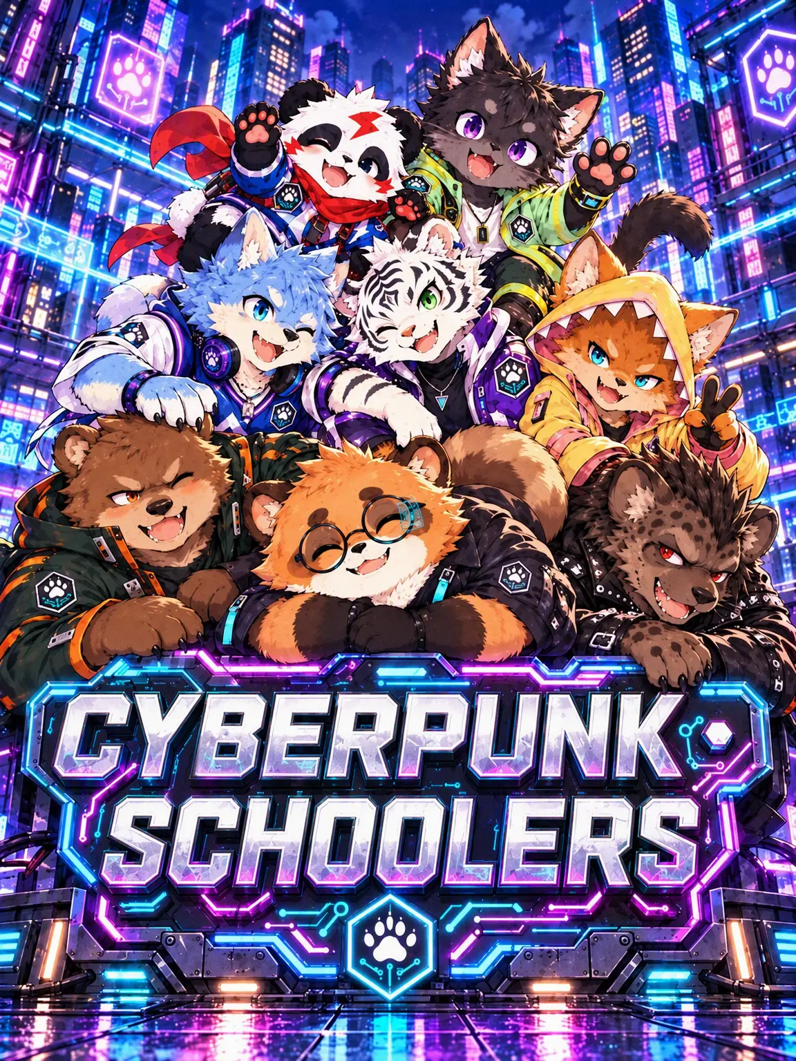 pndim의 Cyberpunk Schoolers