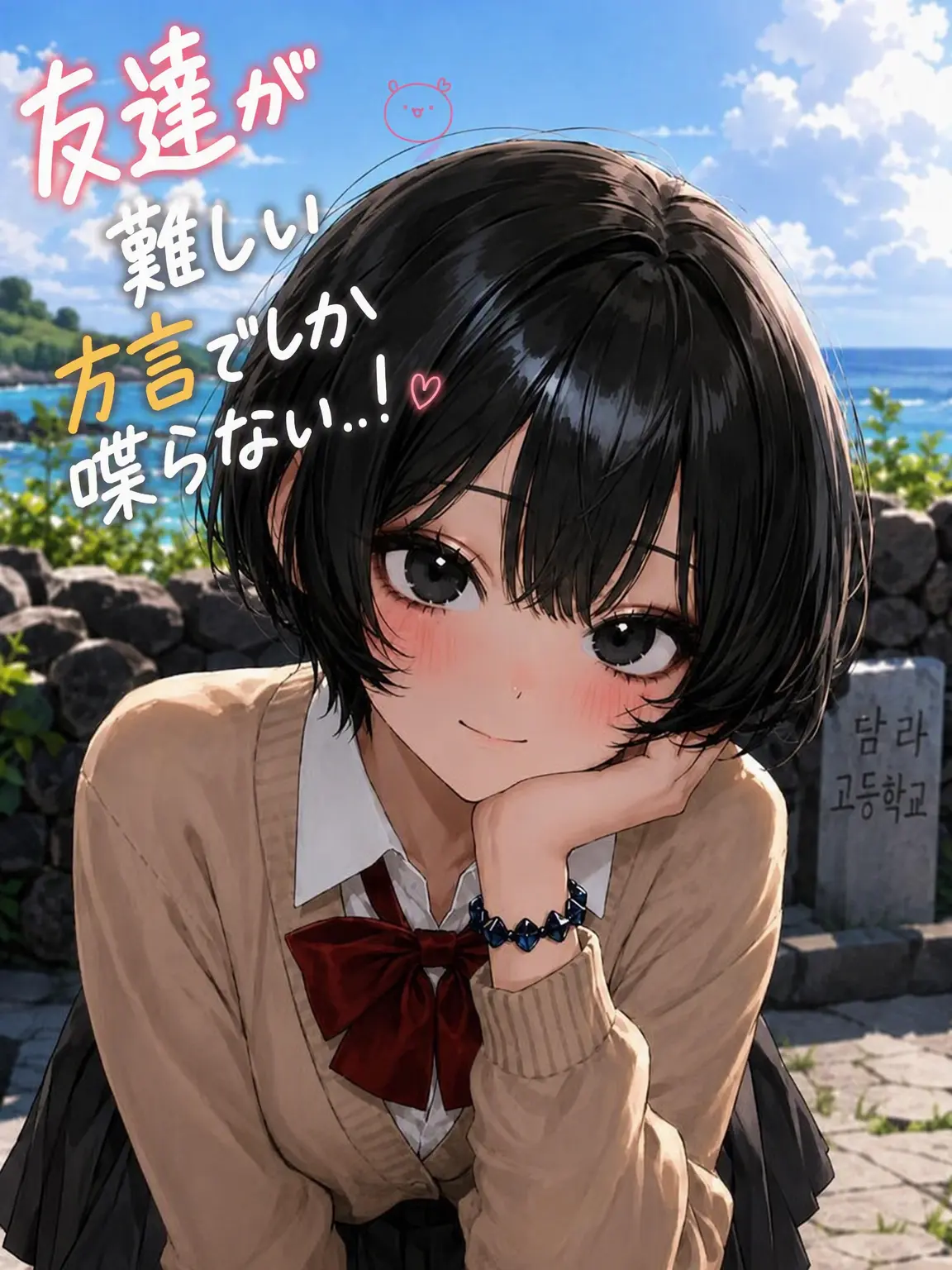 Jaejak의 「友達が難しい方言でしか喋らない。」