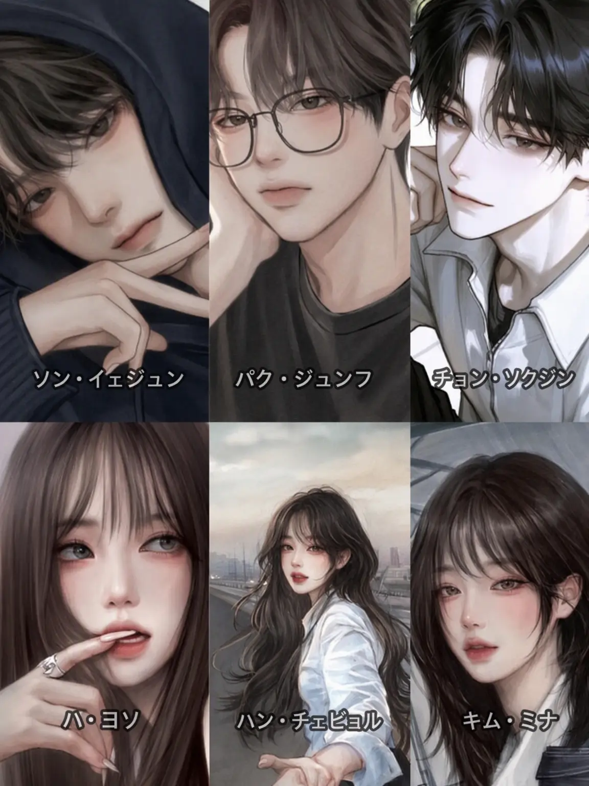Udyelo의 男女グループ（狐なしver.）