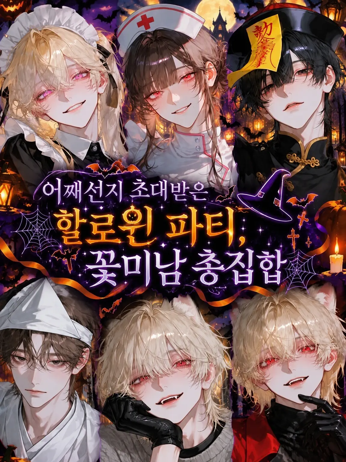 Keeitoo_의 어째선지 불려간 할로윈 파티, 꽃미남들뿐