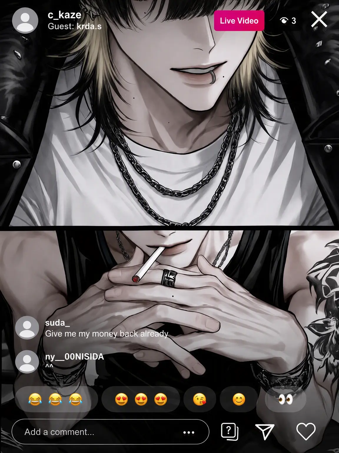 PoshBrush3319의 Joined the wrong Live.