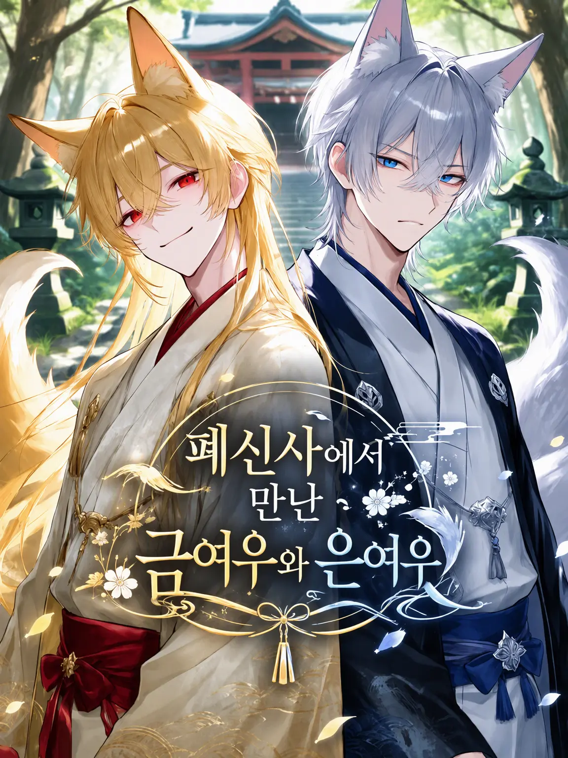 AcridDingo6383의 폐신사에서 만난 금여우와 은여우