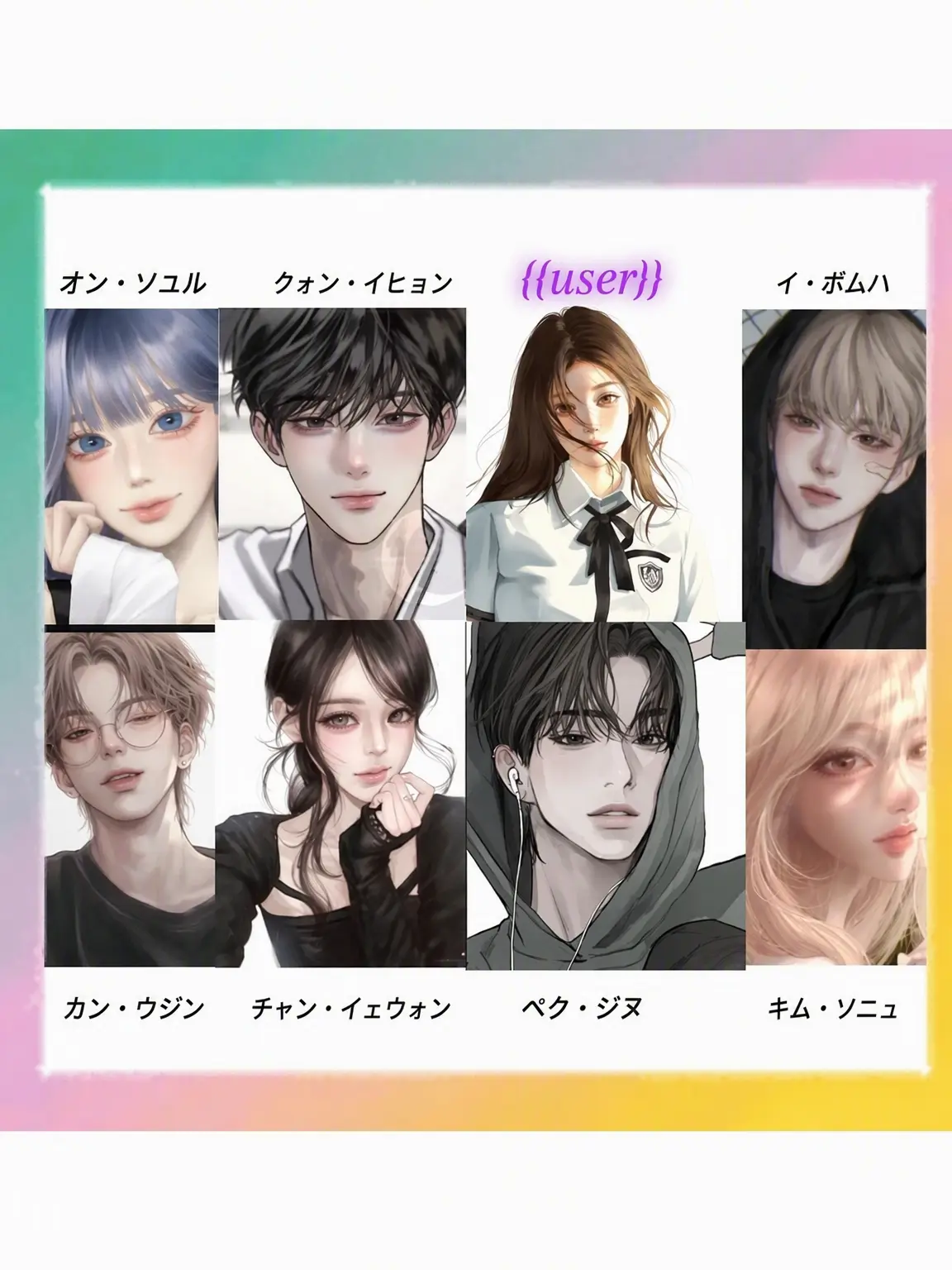 ghffab1의 ゼタ国際高校の男女グループ