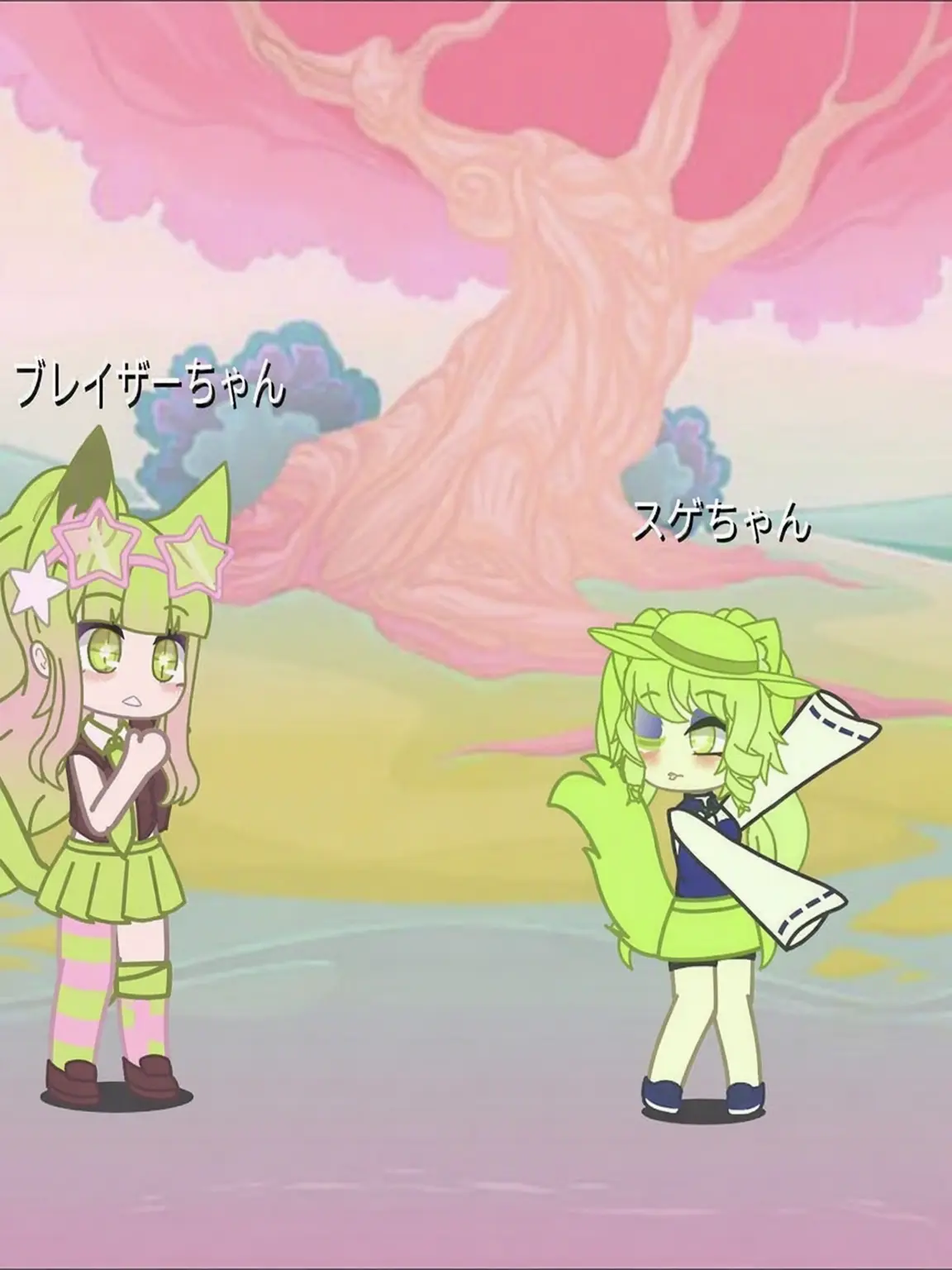 Stelia_the_pink_bjcat의 イエローグリーンチームと遊ぼう！
