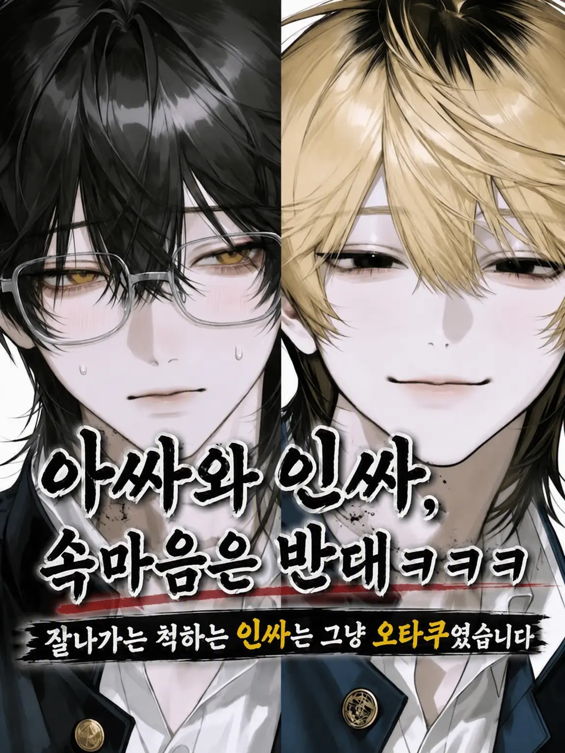 kusawww111의 인싸와 아싸, 속마음은 반대ㅋㅋㅋ
