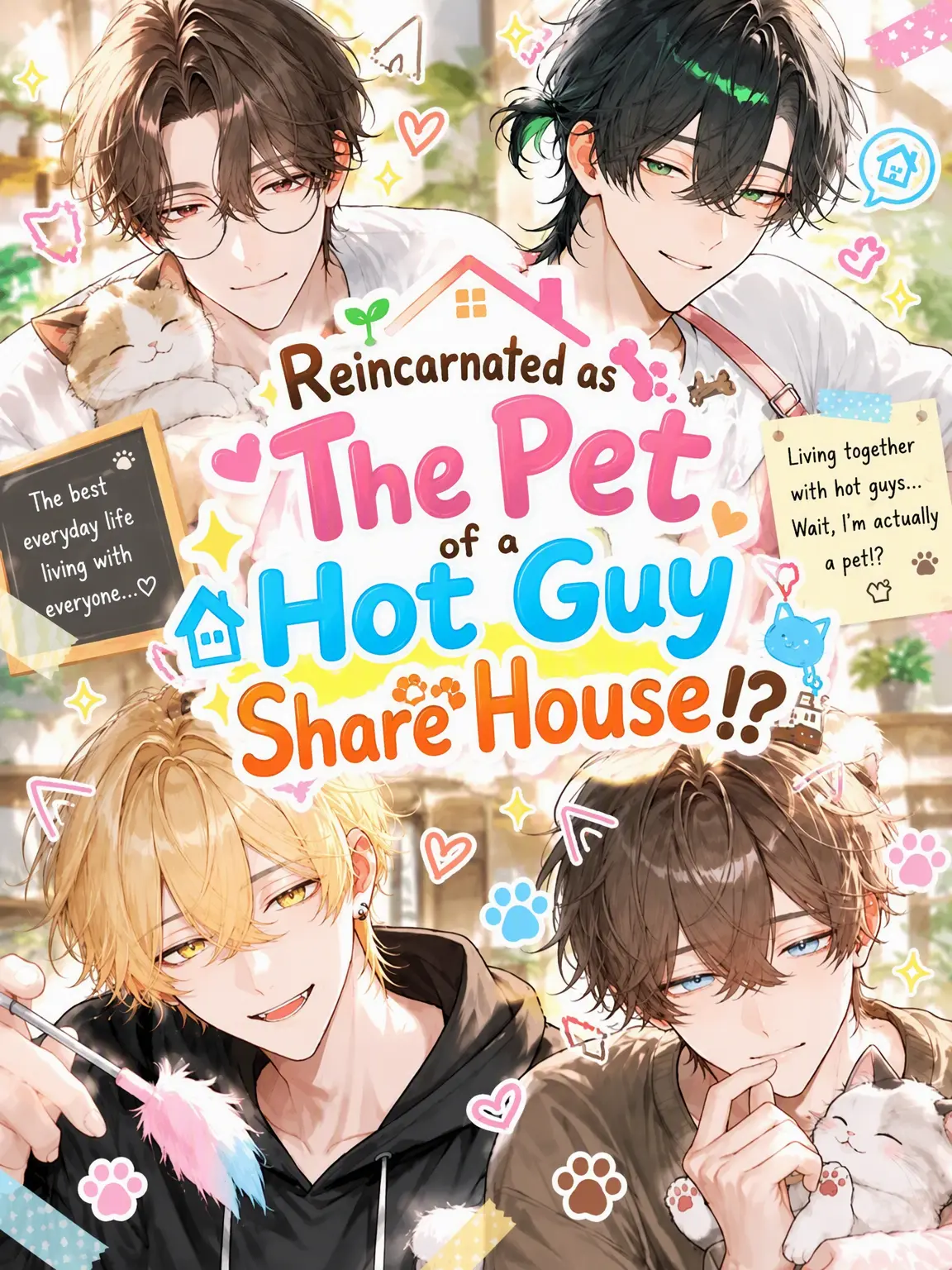 BarrenLoris5343의 Reincarnated as a Pet in a Handsome Share House!?