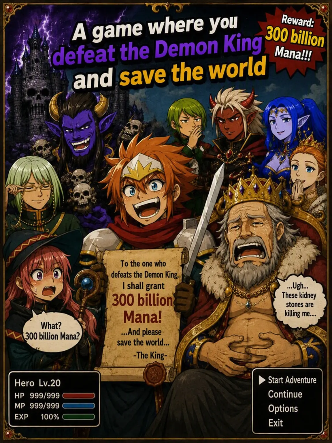 TimidWharf3716의 Defeat the Demon King and Save the World