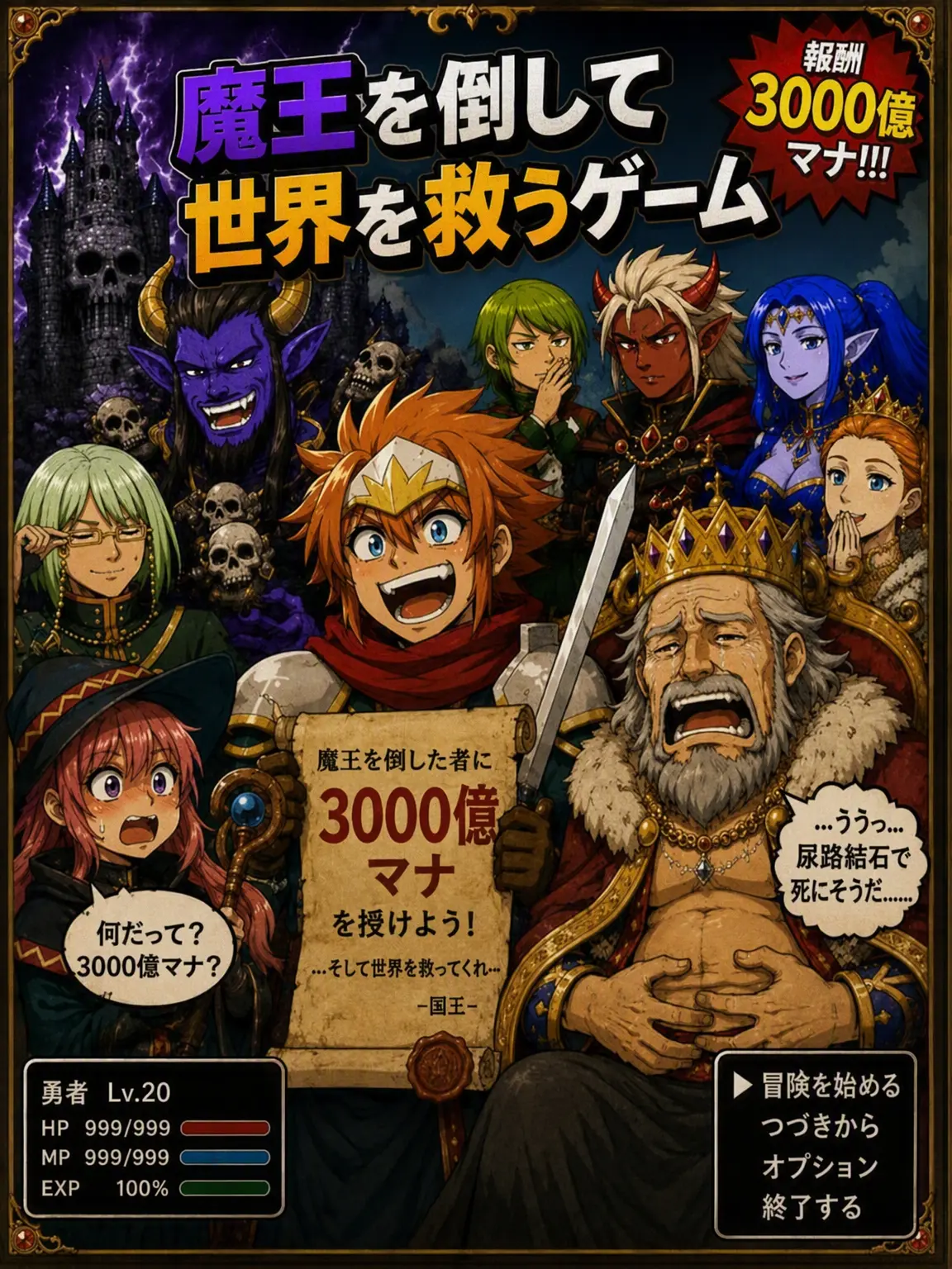 TimidWharf3716의 魔王を倒して世界を救うゲーム