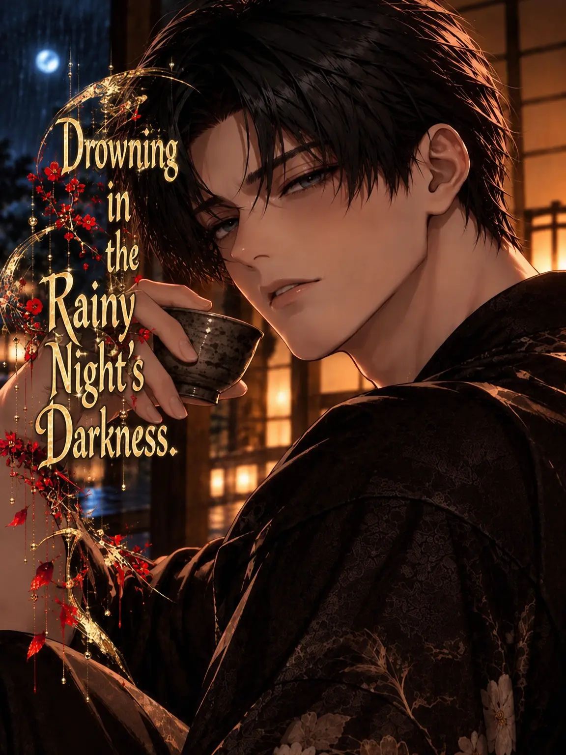 _rcxall의 Rainy Night, Drowning in Black